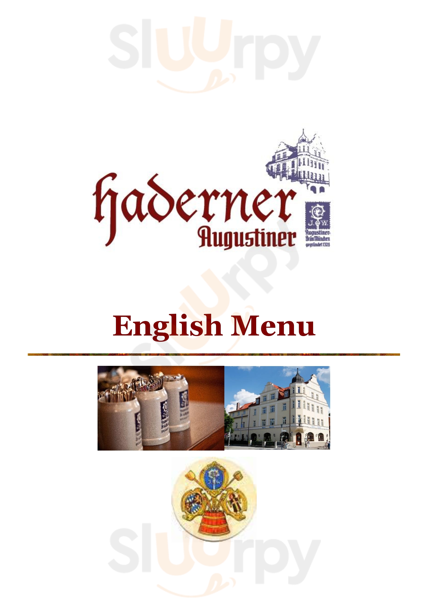 Haderner Augustiner München Menu - 1