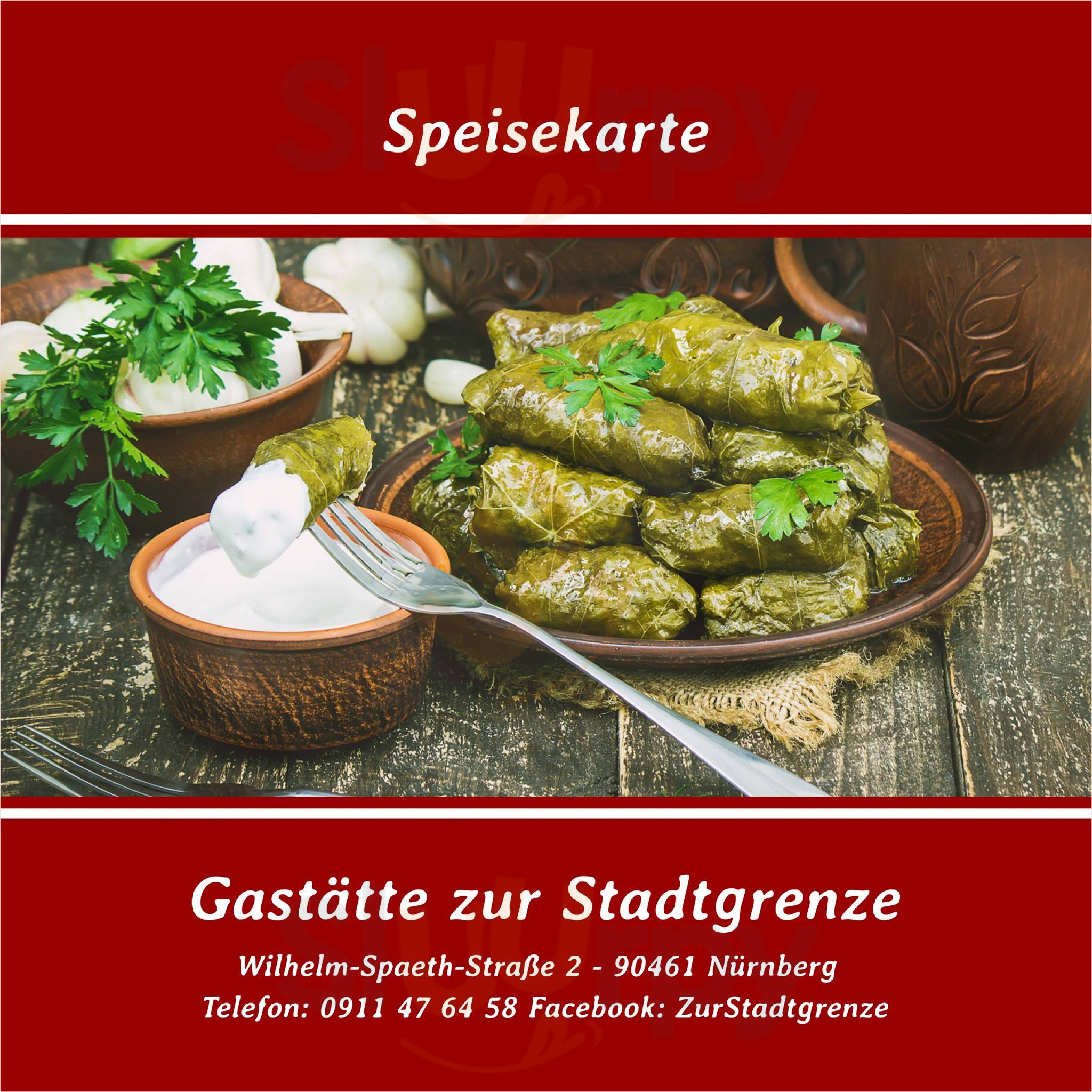 Zur Stadtgrenze Nürnberg Menu - 1