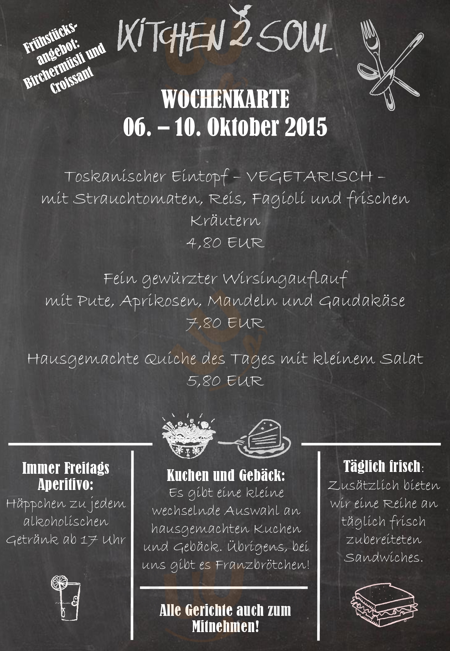 Kitchen2soul München Menu - 1