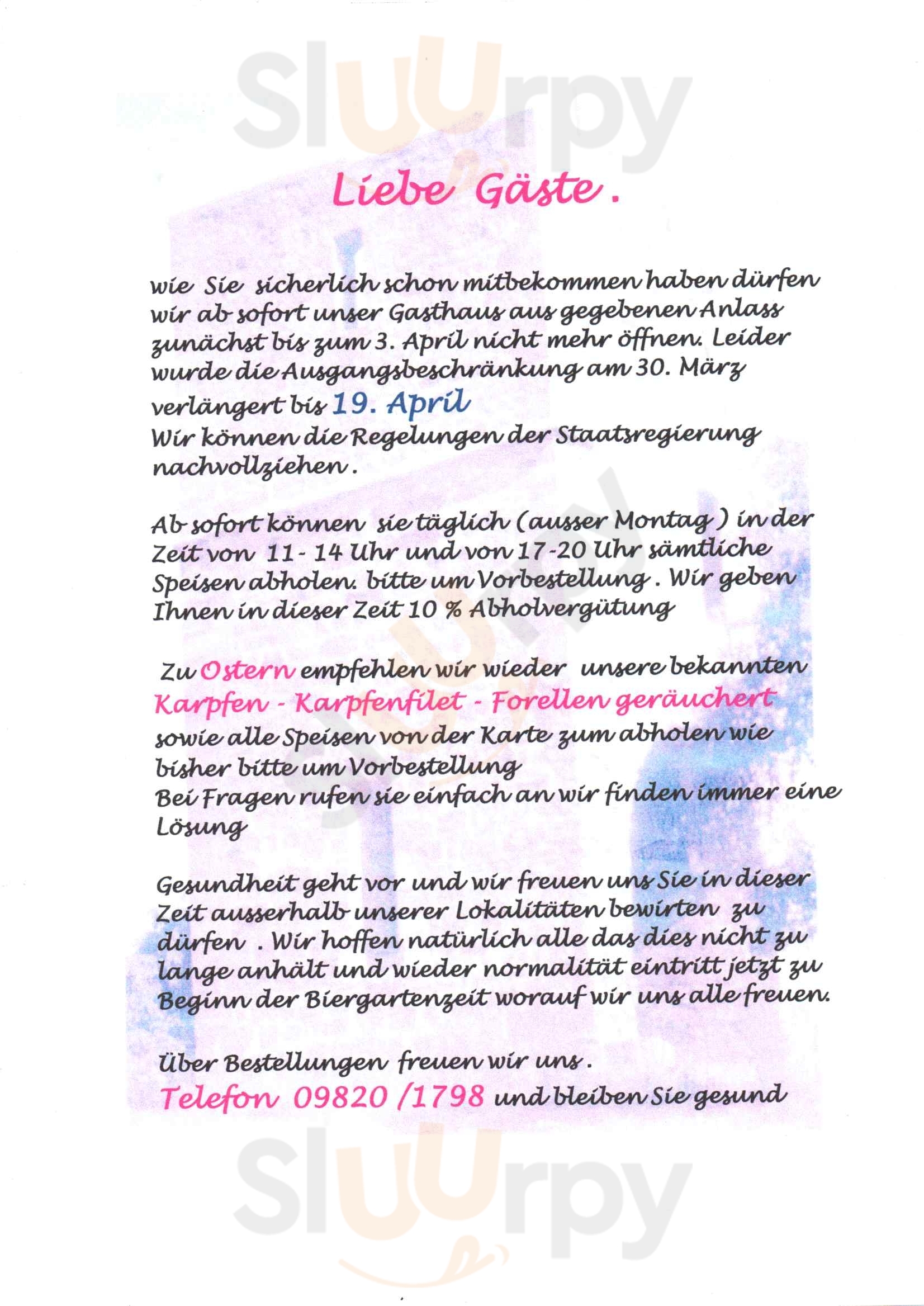 Kapellenstube Lehrberg Menu - 1