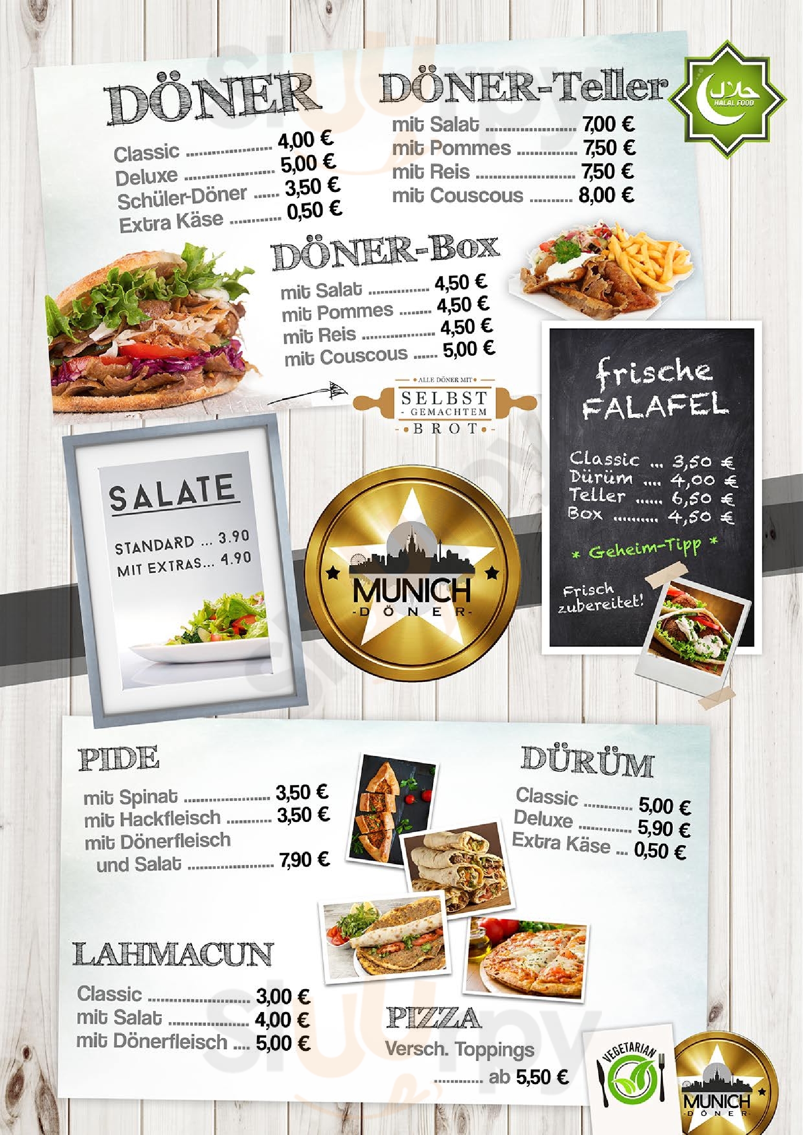 Munich Döner München Menu - 1