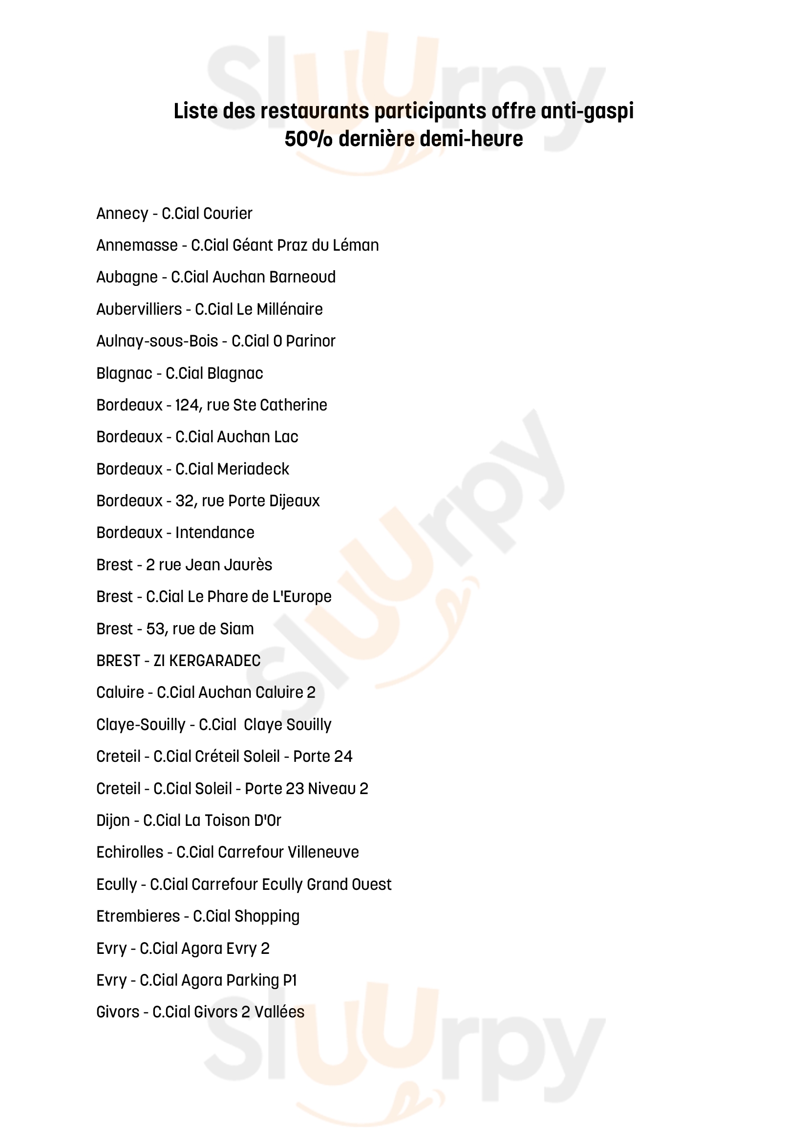 Brioche Doree München Menu - 1