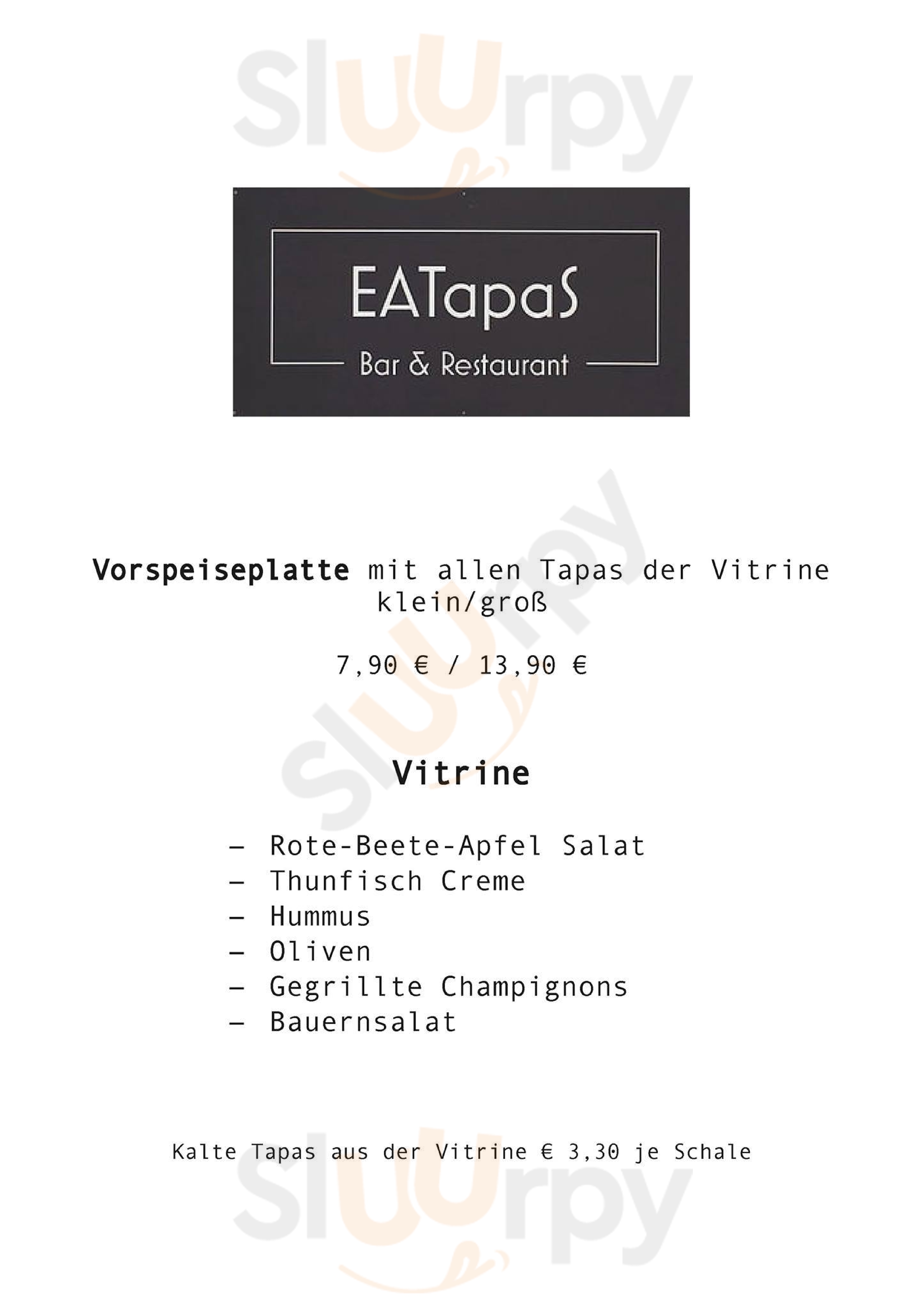 Eatapas Bar & Restaurant München Menu - 1
