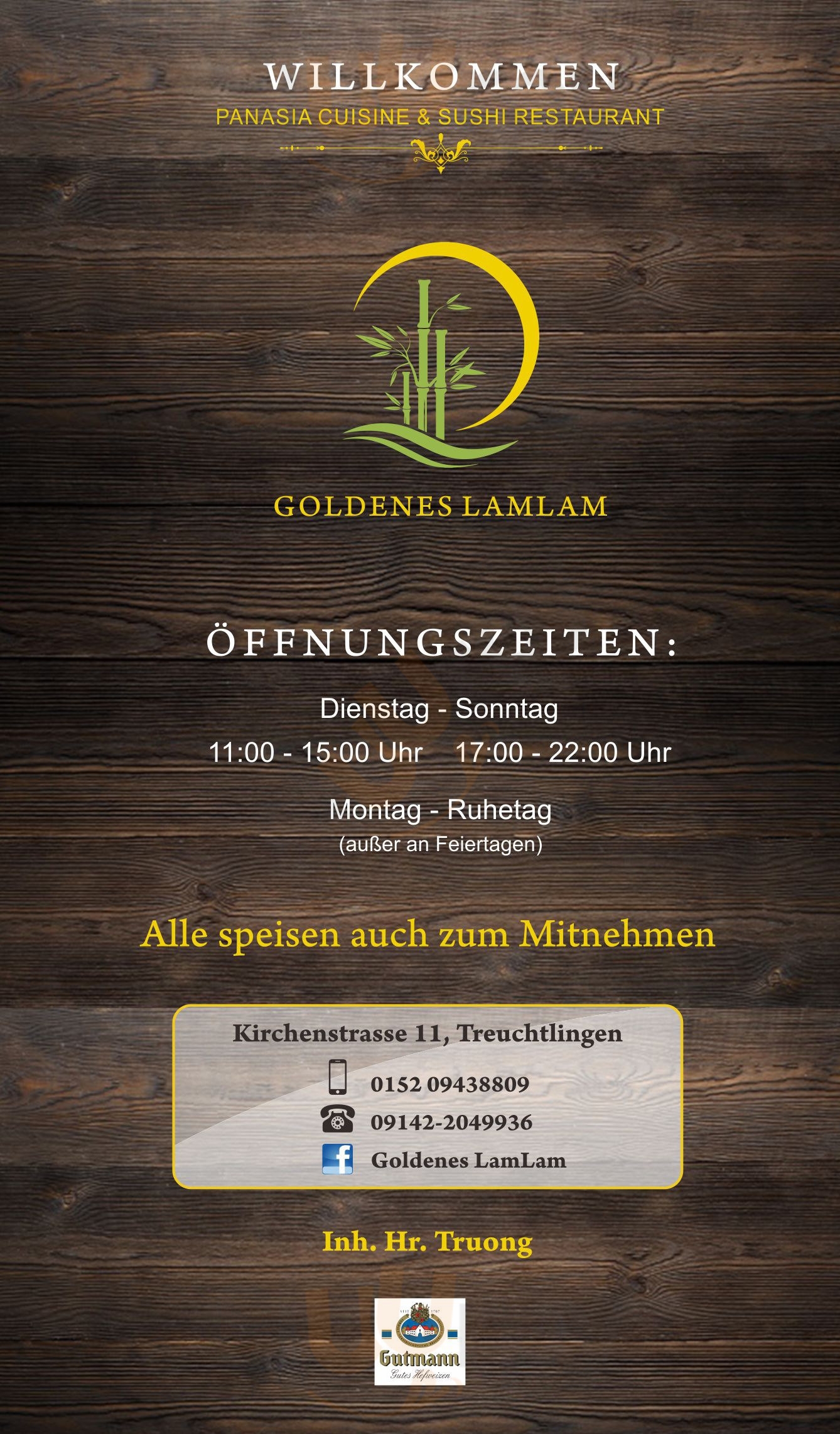 Goldenes Lamlam Treuchtlingen Menu - 1