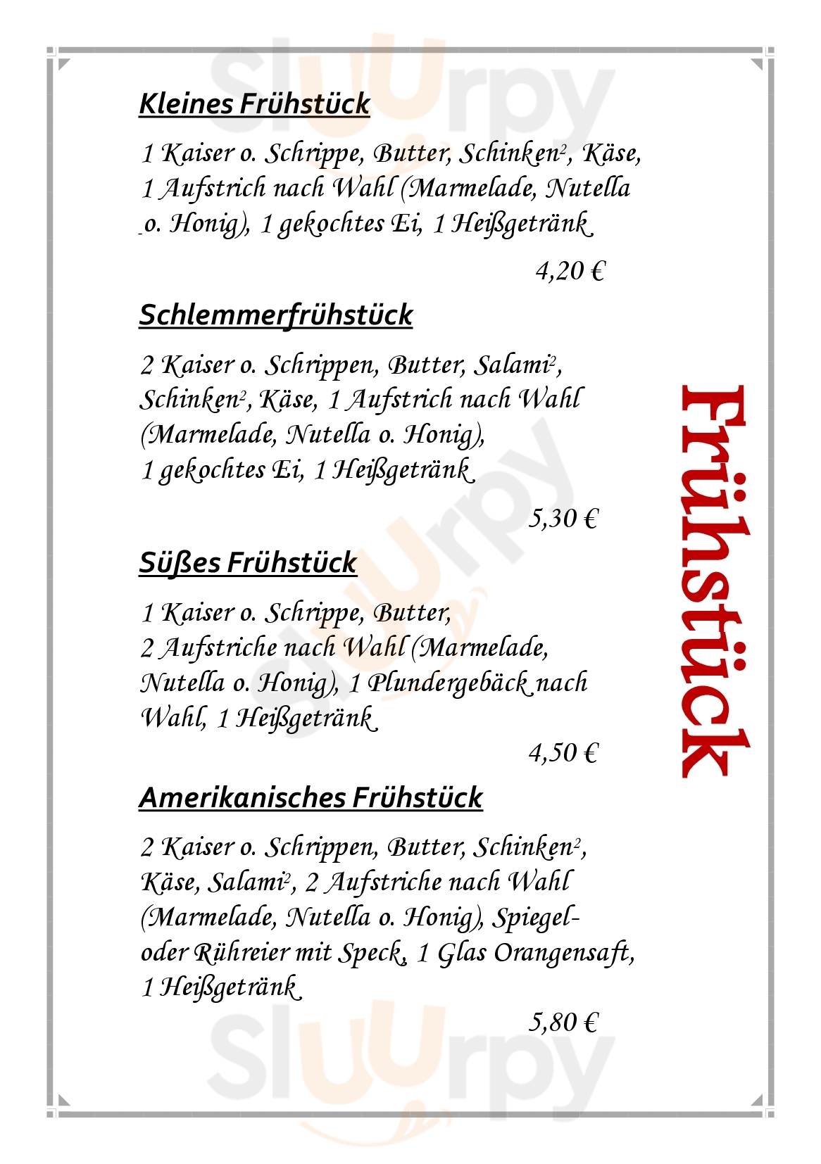 Il Pane Nürnberg Menu - 1