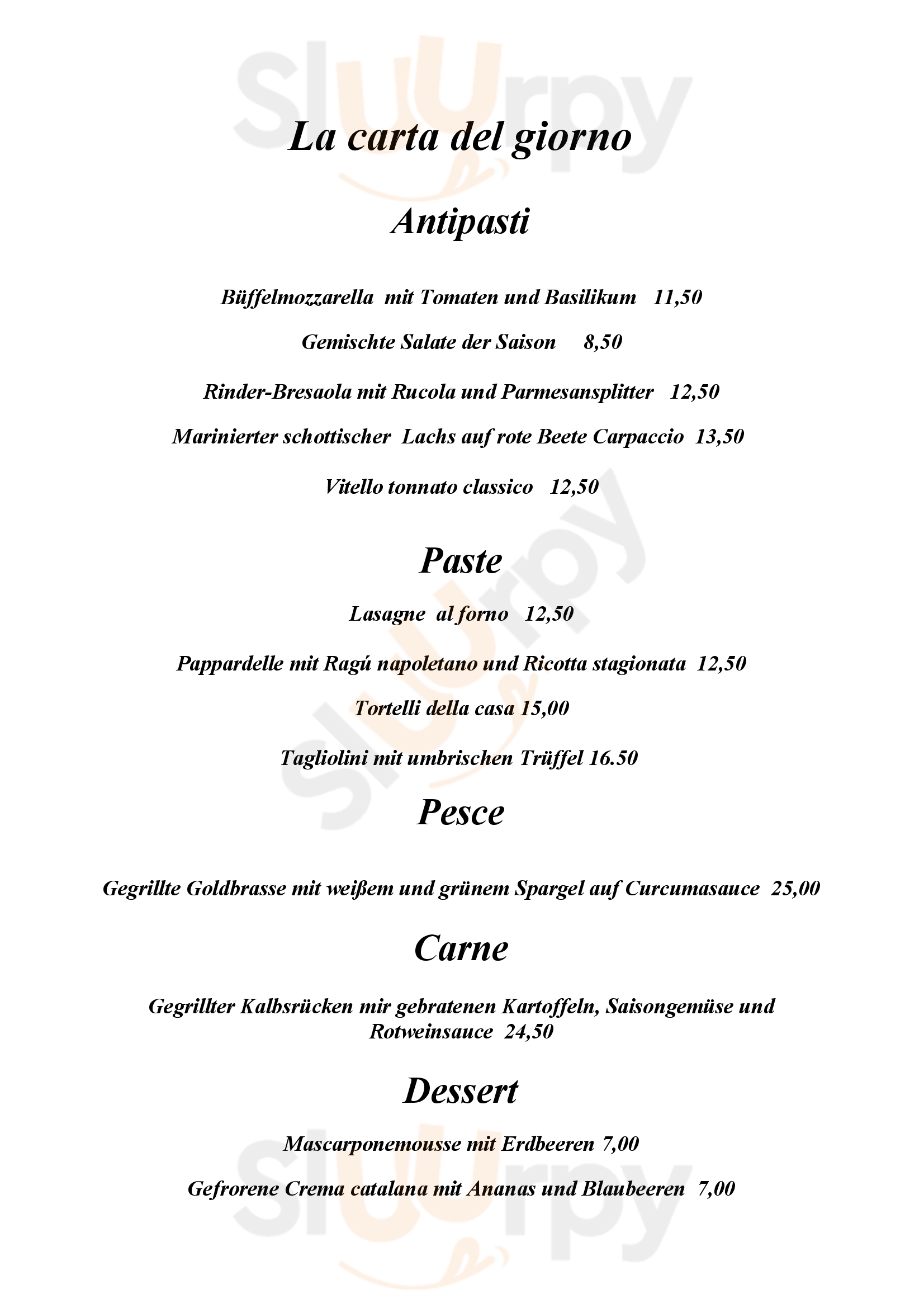 Locanda Picolit München Menu - 1