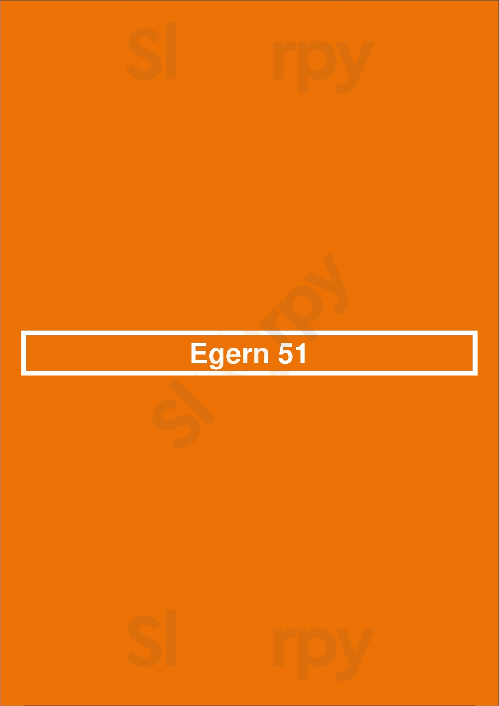 Egern 51 Rottach-Egern Menu - 1