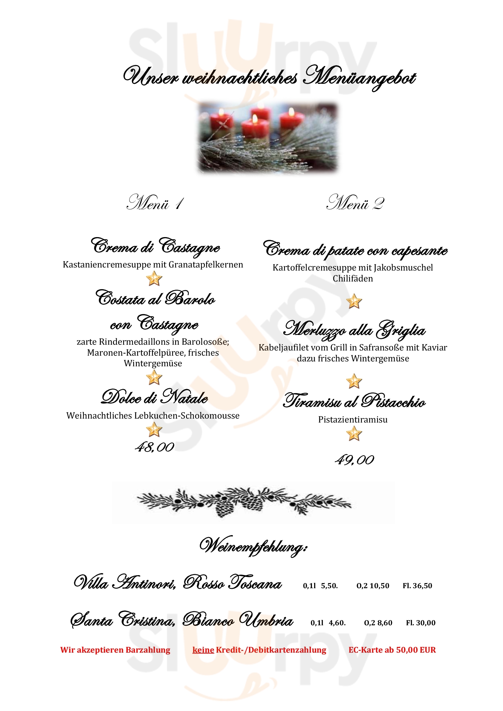 Villa Meraviglia Ottobrunn Menu - 1