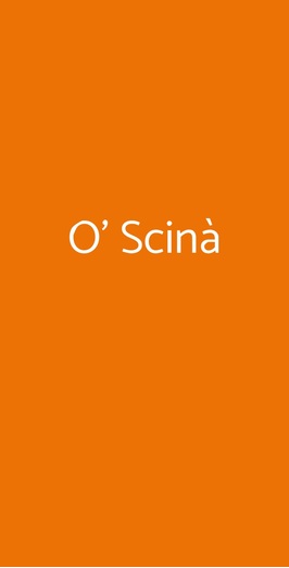 O' Scinà , Siracusa