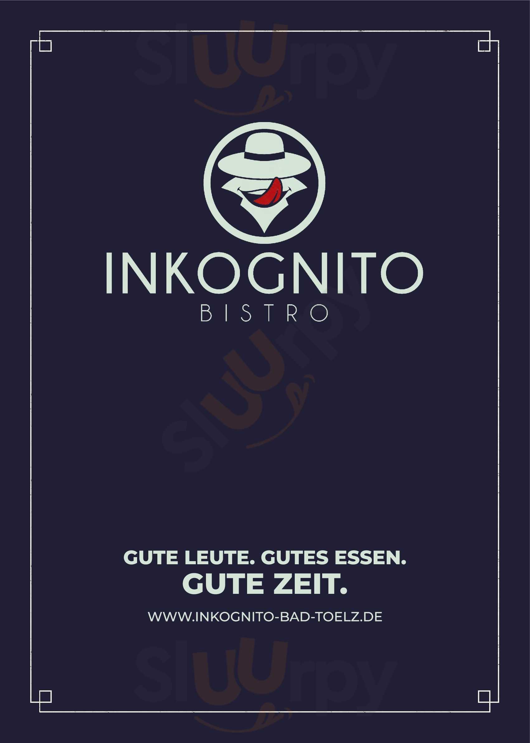 Bistro Inkognito Bad Tölz Menu - 1