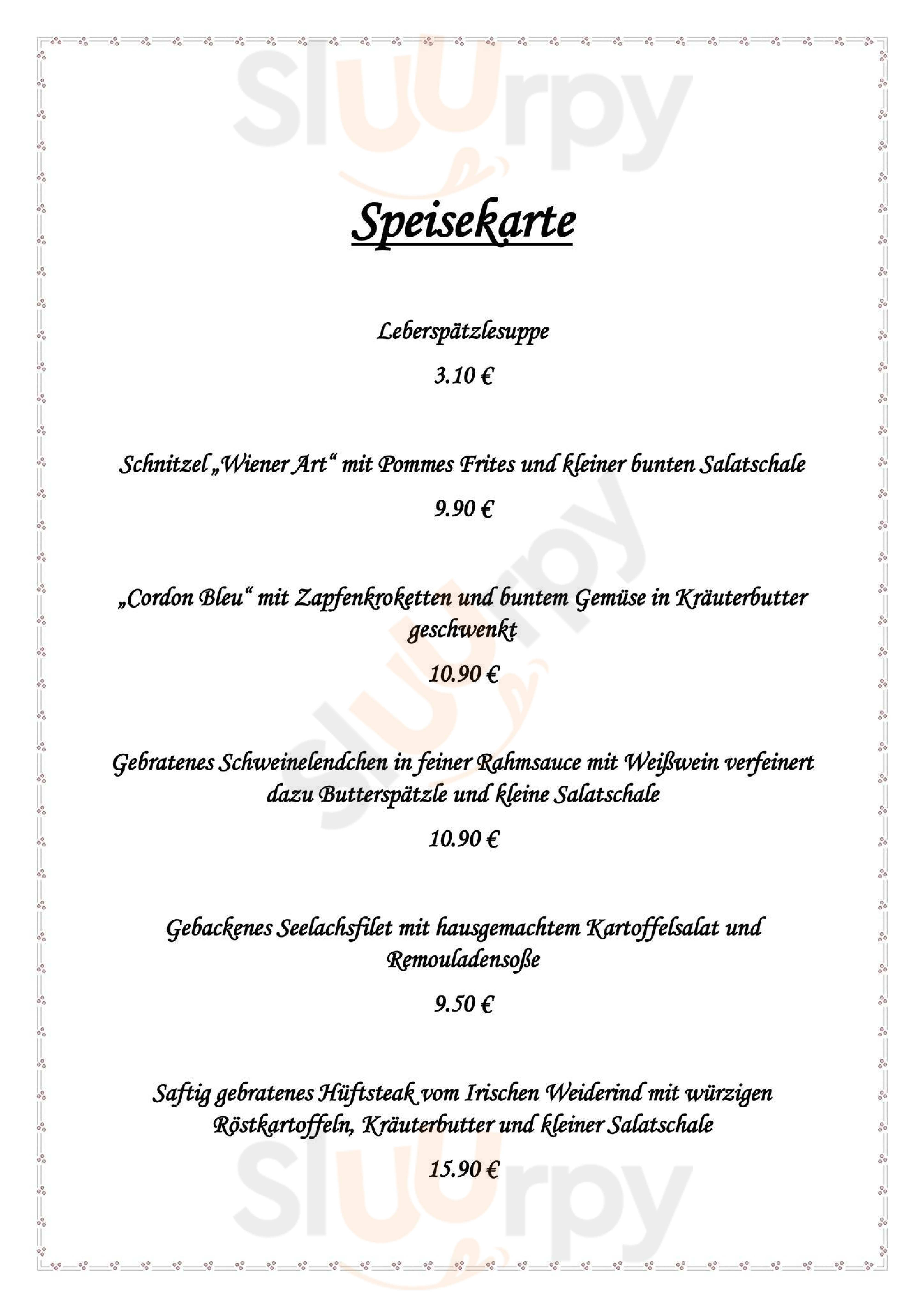 Bräu-stüberl Aschenwald Olching Menu - 1