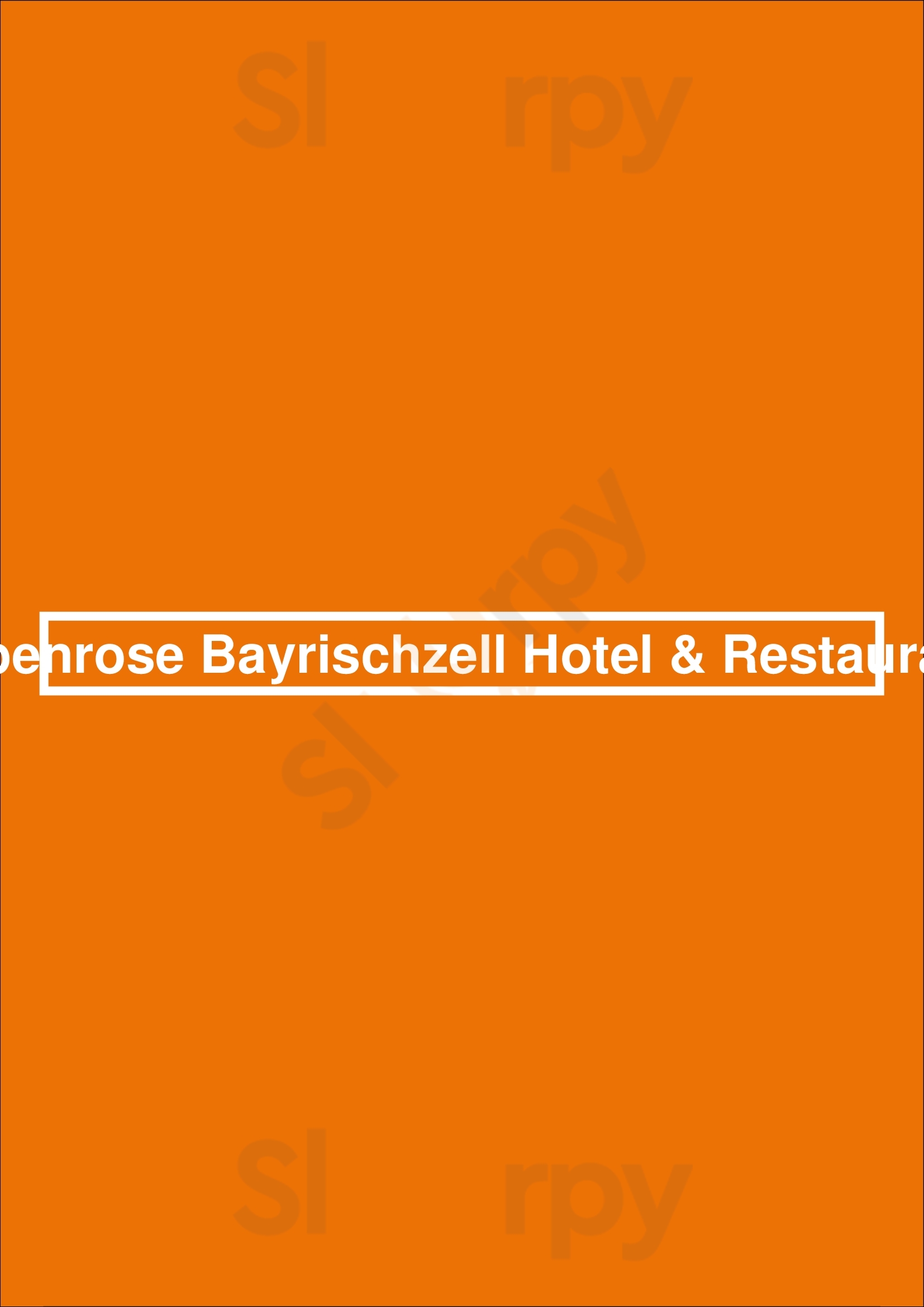 Alpenrose Bayrischzell Hotel & Restaurant Bayrischzell Menu - 1