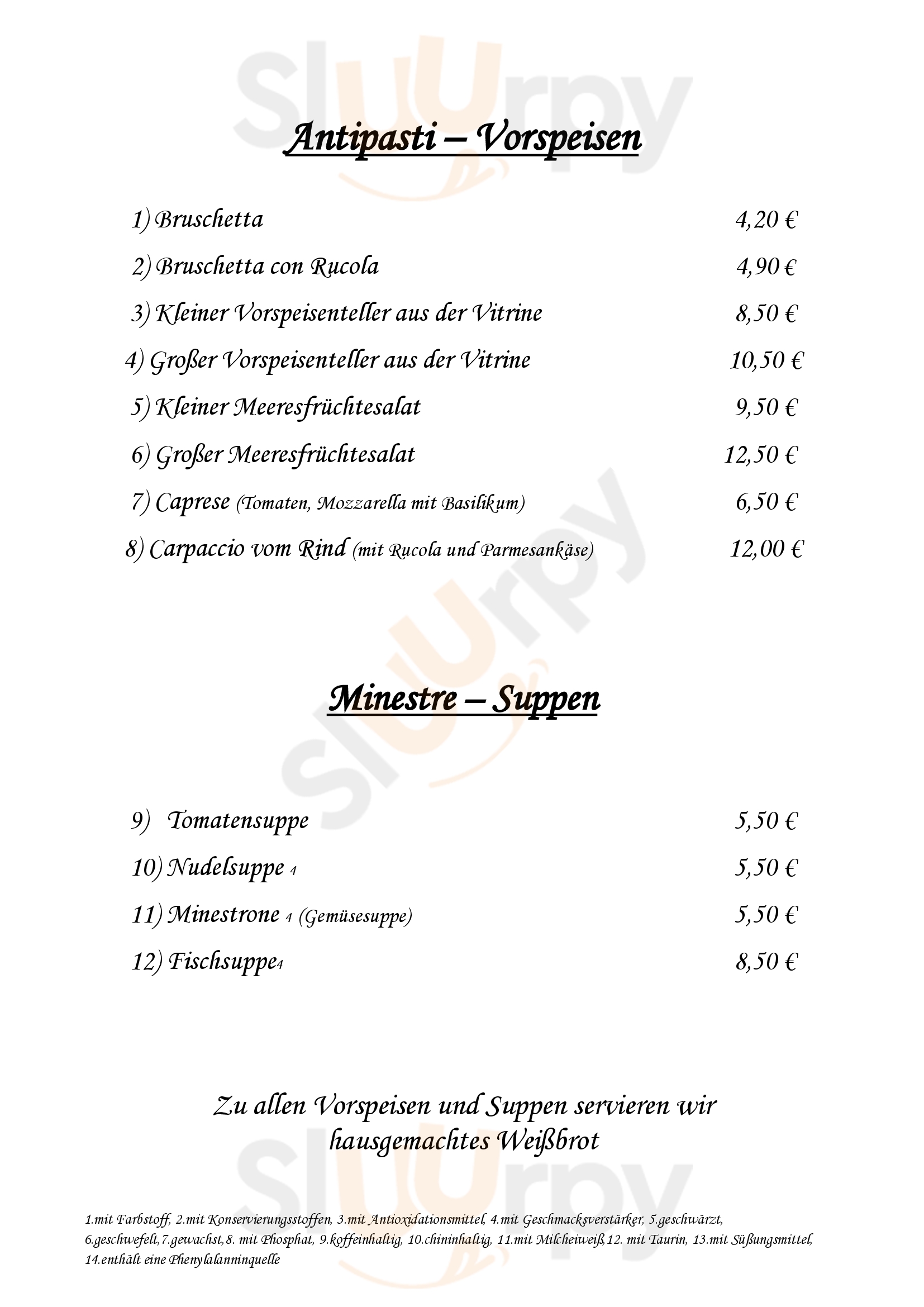 Pizzeria Da Massimo Altdorf Menu - 1