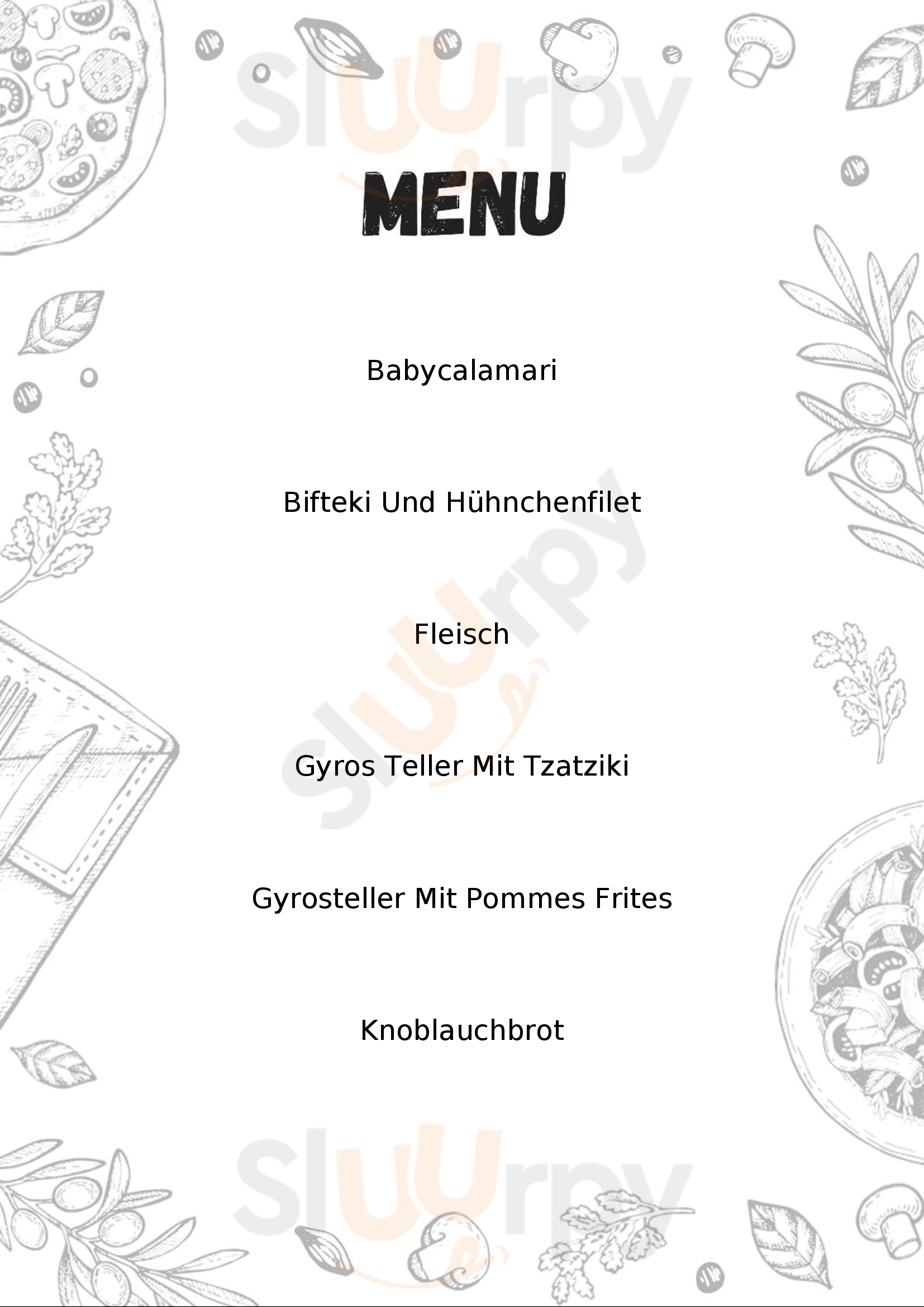 Taverne Korfu Nabburg Menu - 1