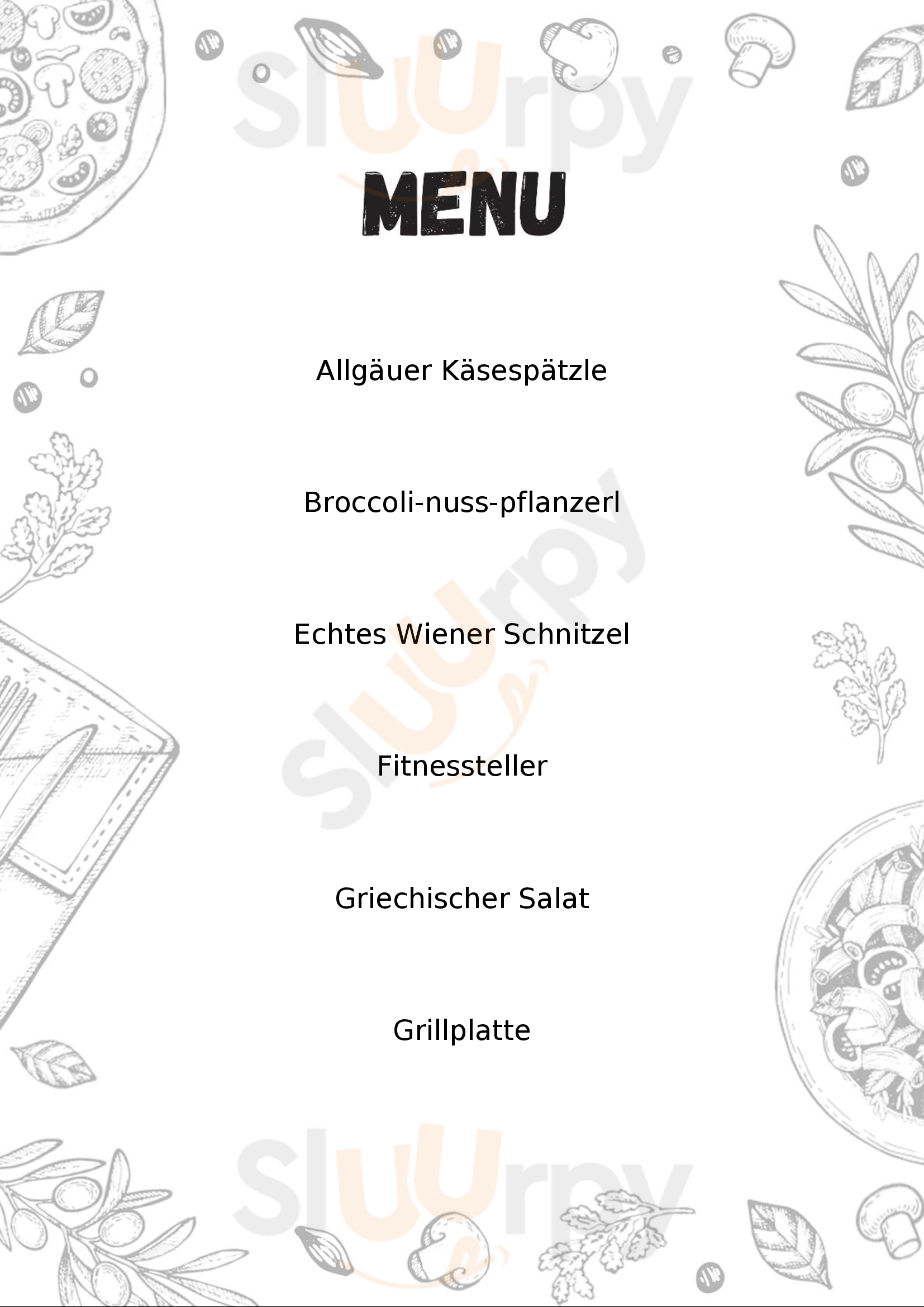 Gasthof Woerl Seefeld Menu - 1