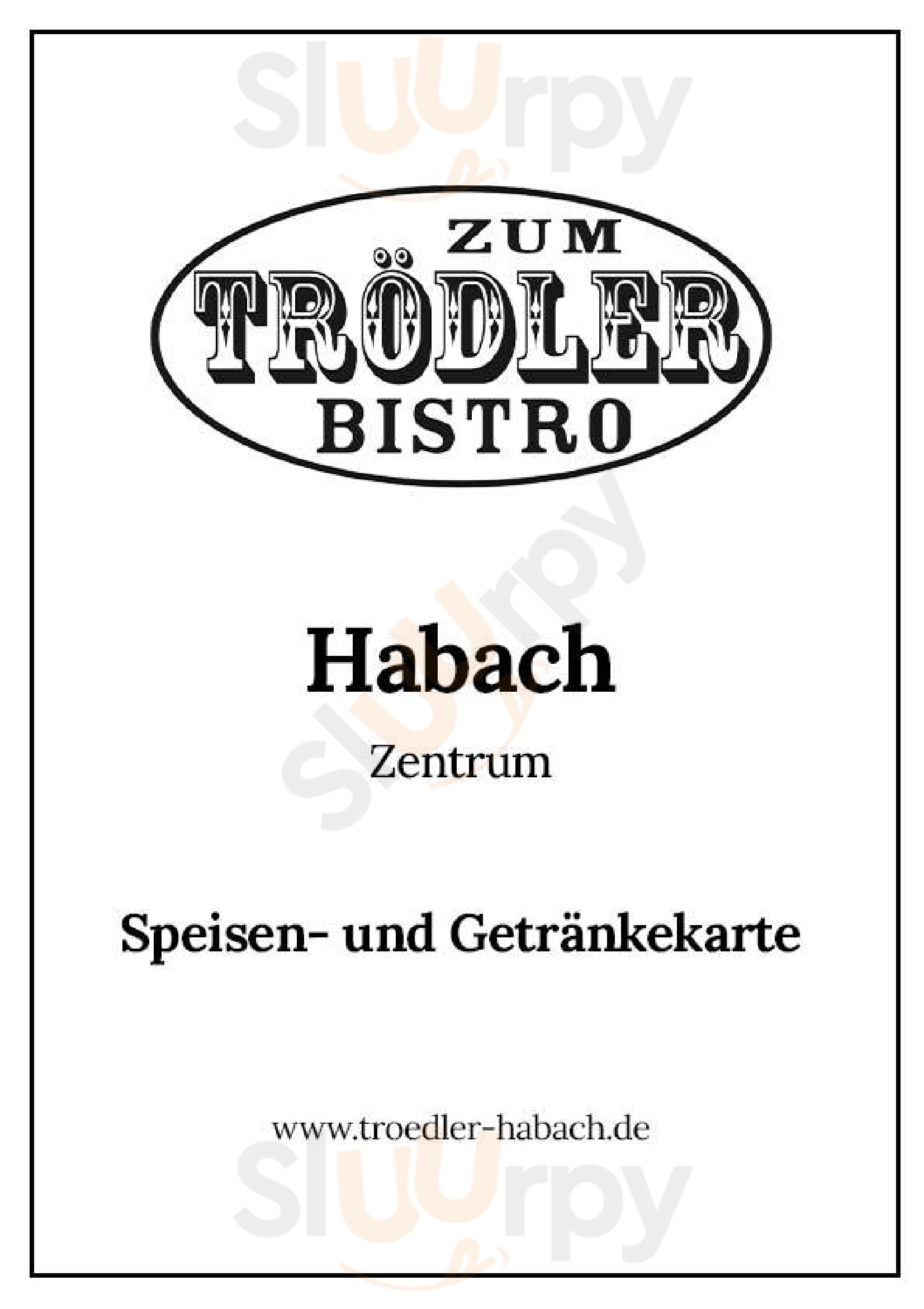 Bistro Zum Trödler Habach Menu - 1