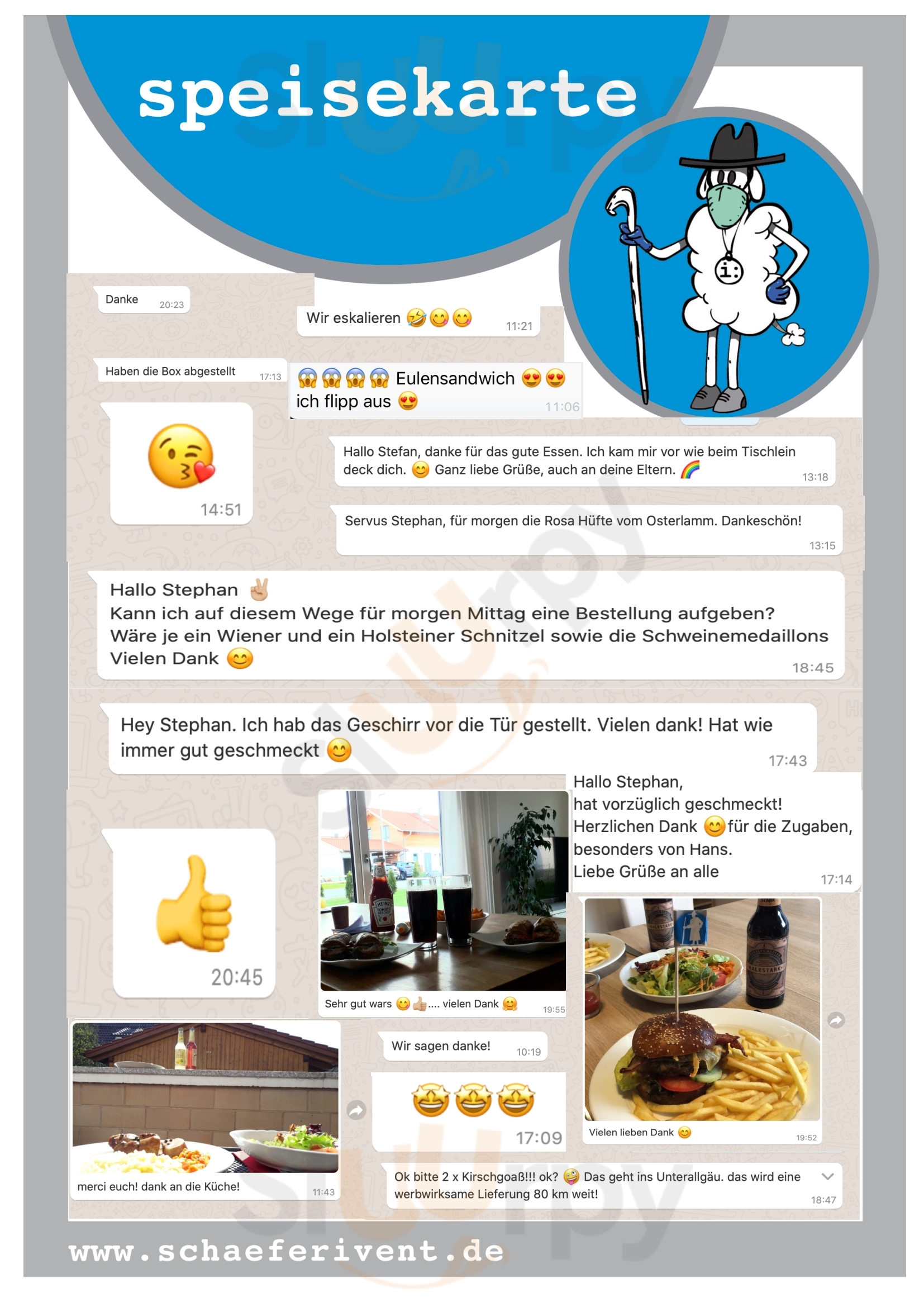 Zum Schäferwirt Schwabbruck Menu - 1