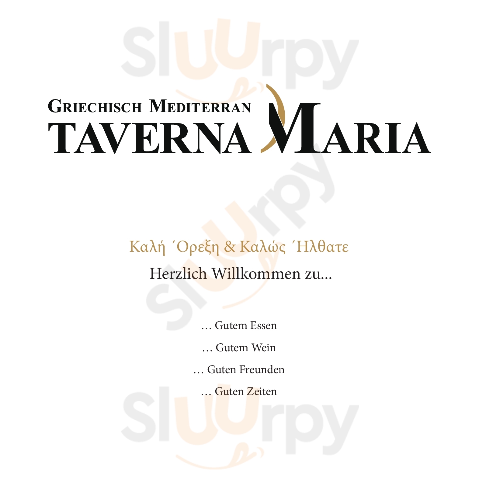 Taverna Maria Hanau Menu - 1