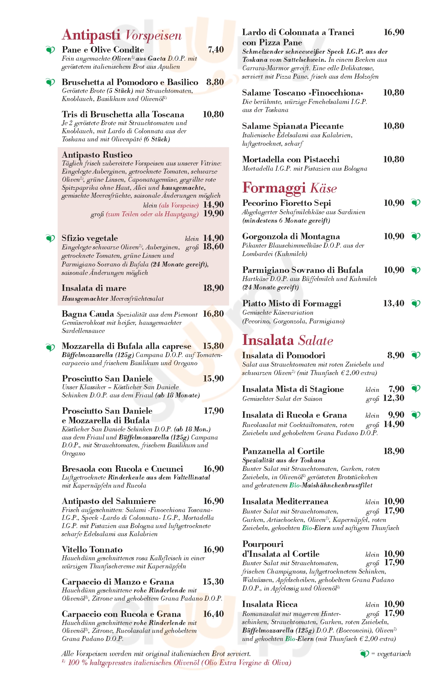 Al Cortile Mainz Menu - 1