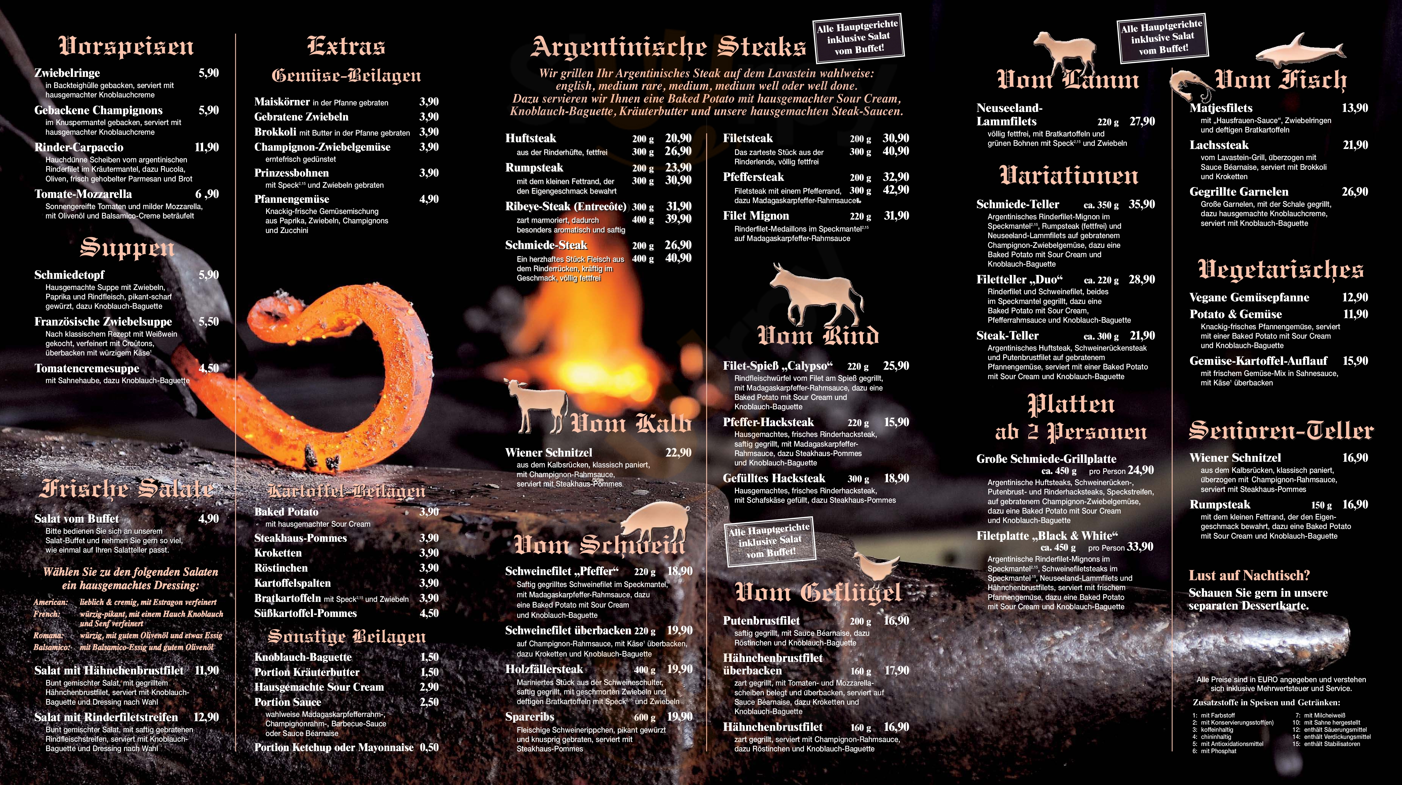 Zur Alten Schmiede Lüneburg Menu - 1