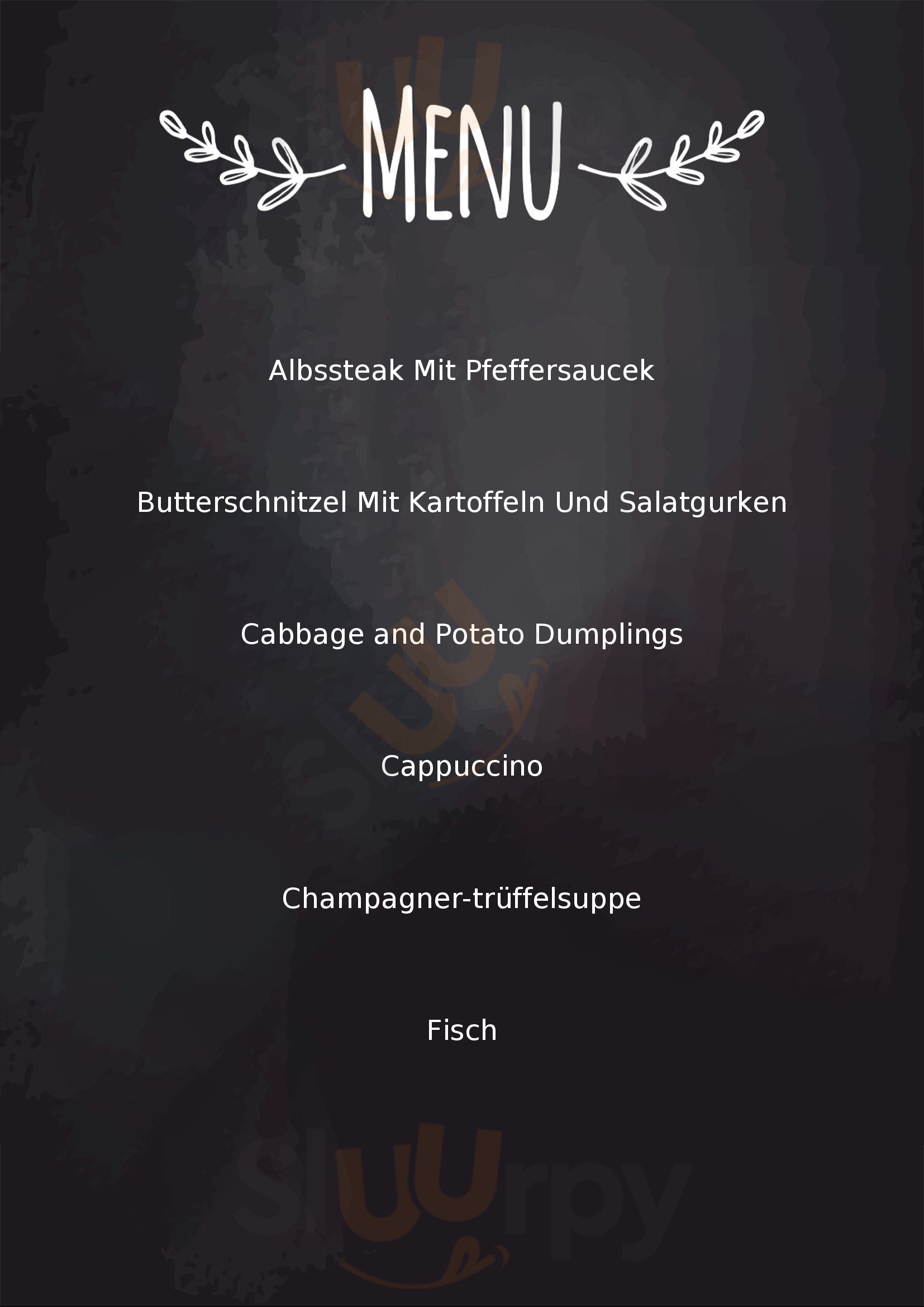Restaurant Weinstock Leipzig Menu - 1