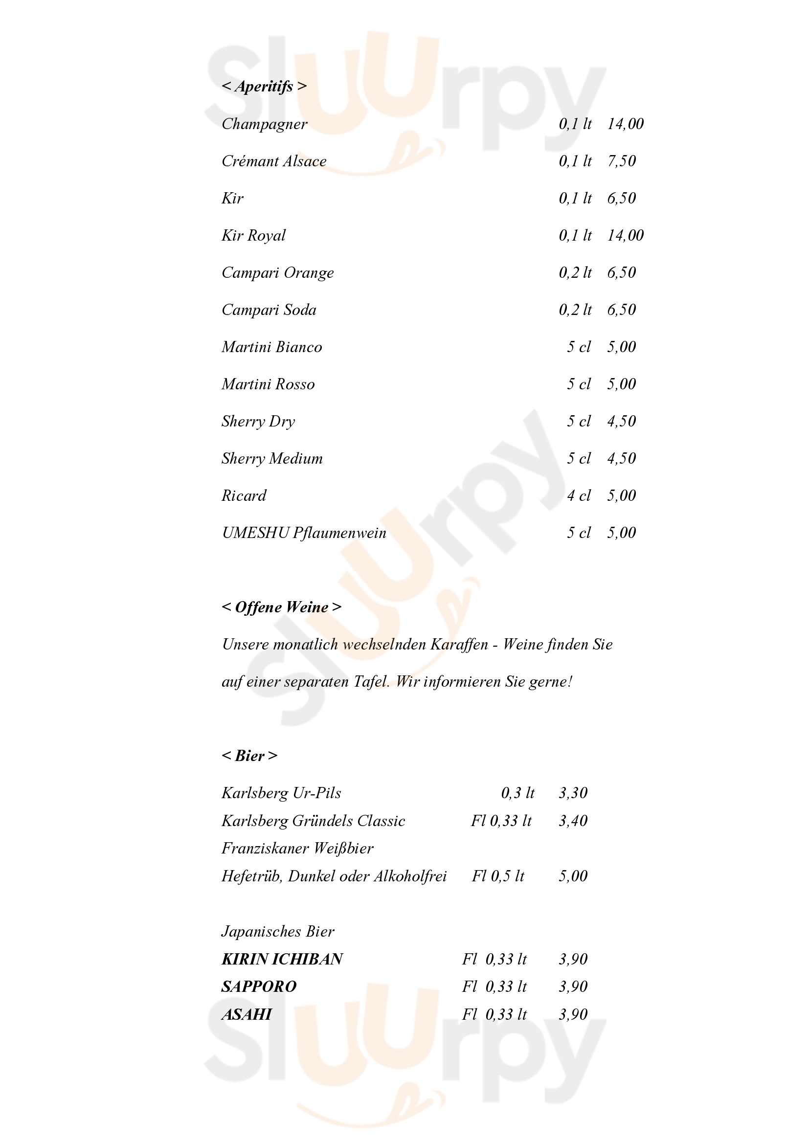 Hashimoto Saarbrücken Menu - 1