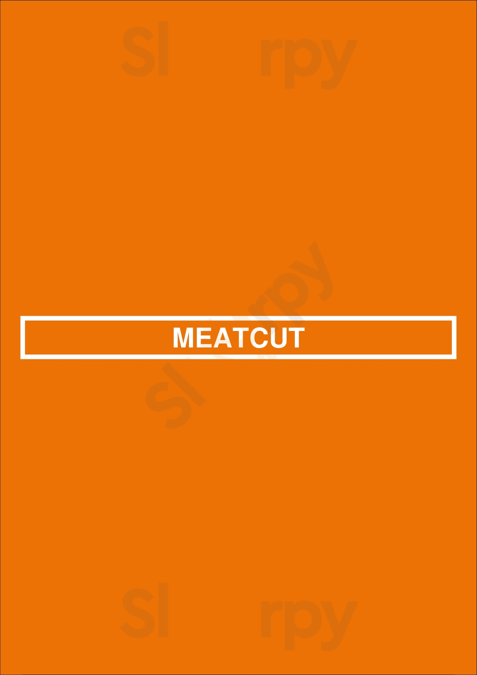 Meatcut Offenbach Menu - 1