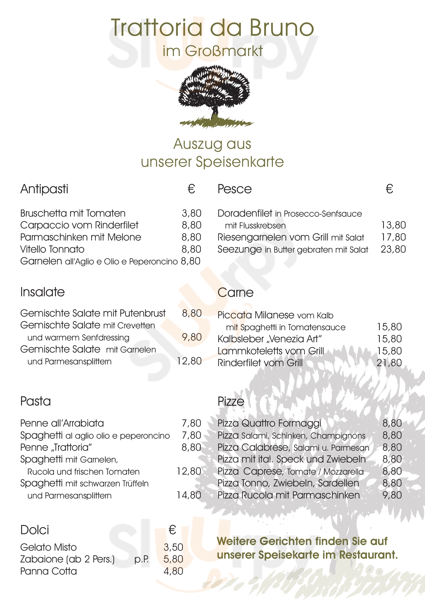 Trattoria Da Bruno Krefeld Menu - 1