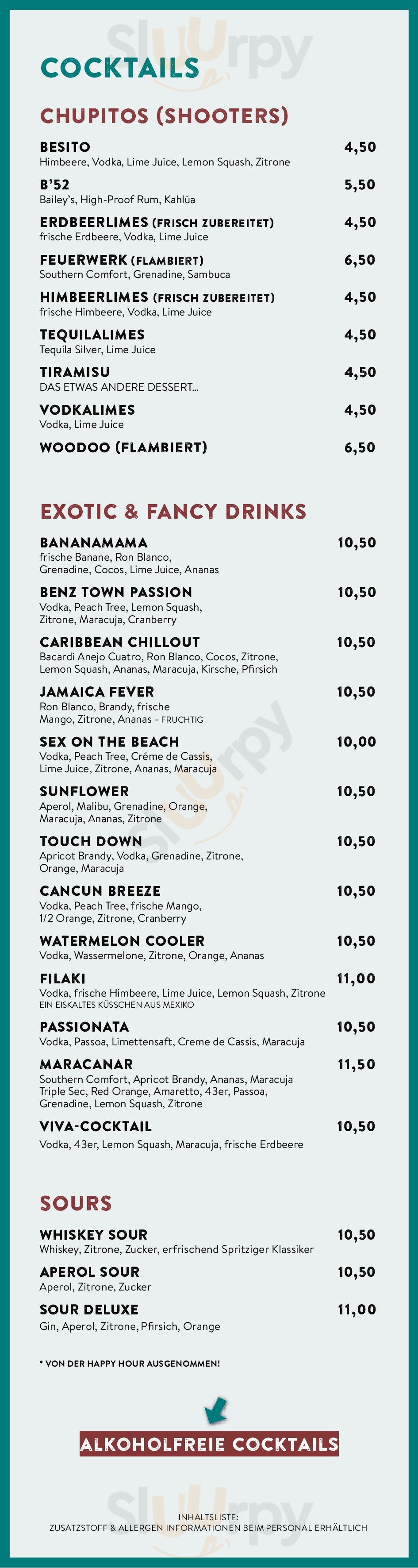 Die Blaue Agave Ludwigsburg Menu - 1