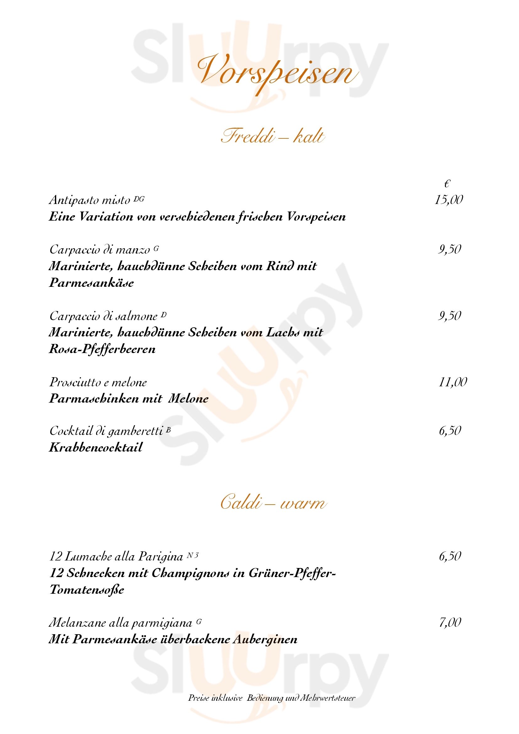 Hotel Ristorante Mediterraneo Neustadt an der Weinstraße Menu - 1