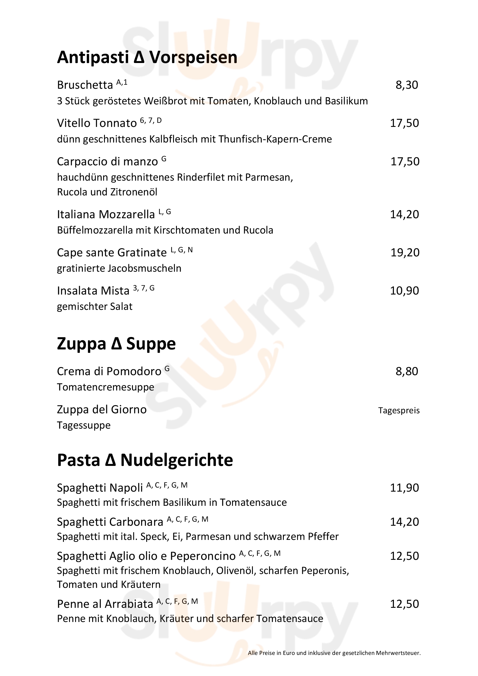 Bene Deto Magdeburg Menu - 1