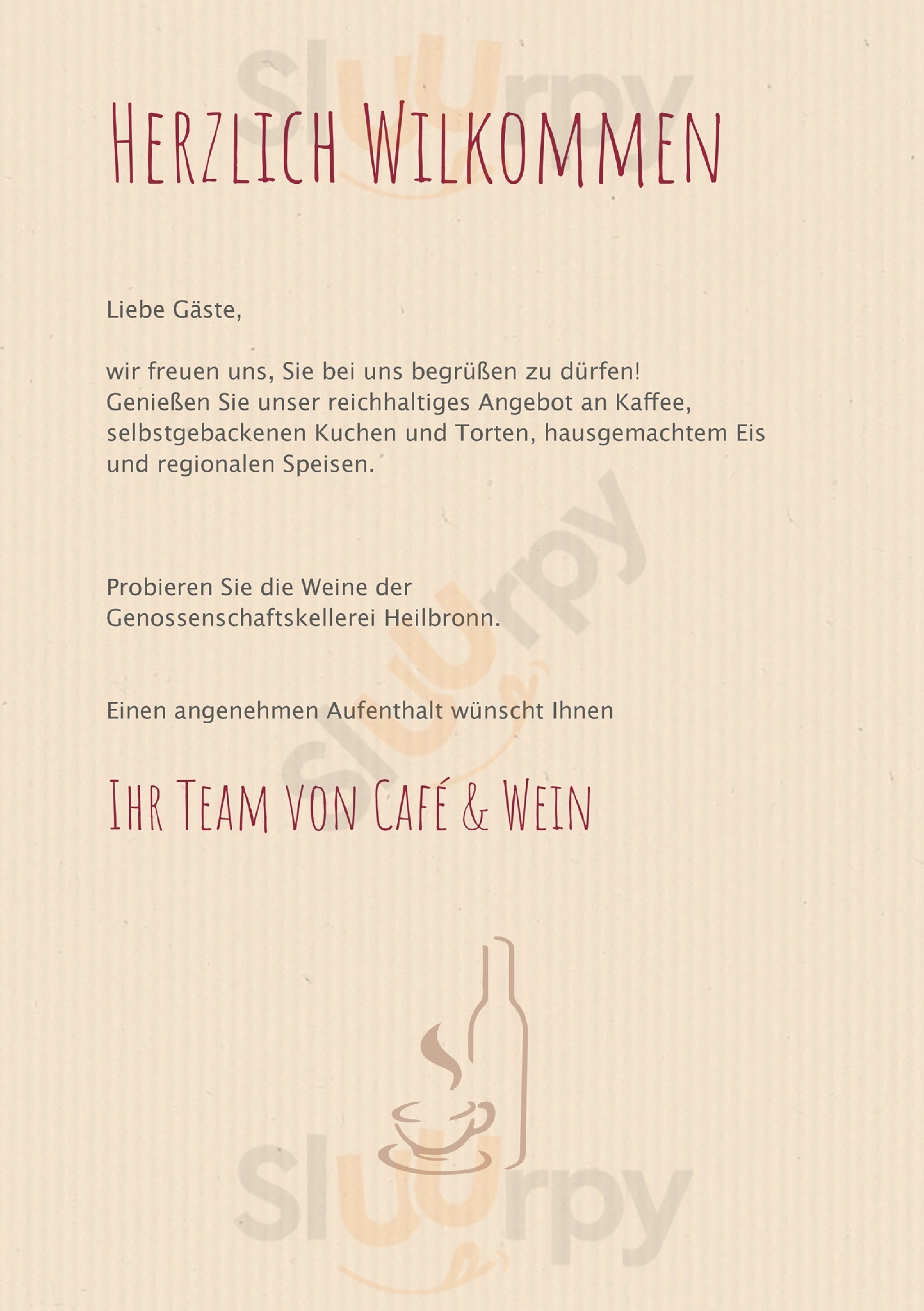 Cafe Und Wein Heilbronn Menu - 1