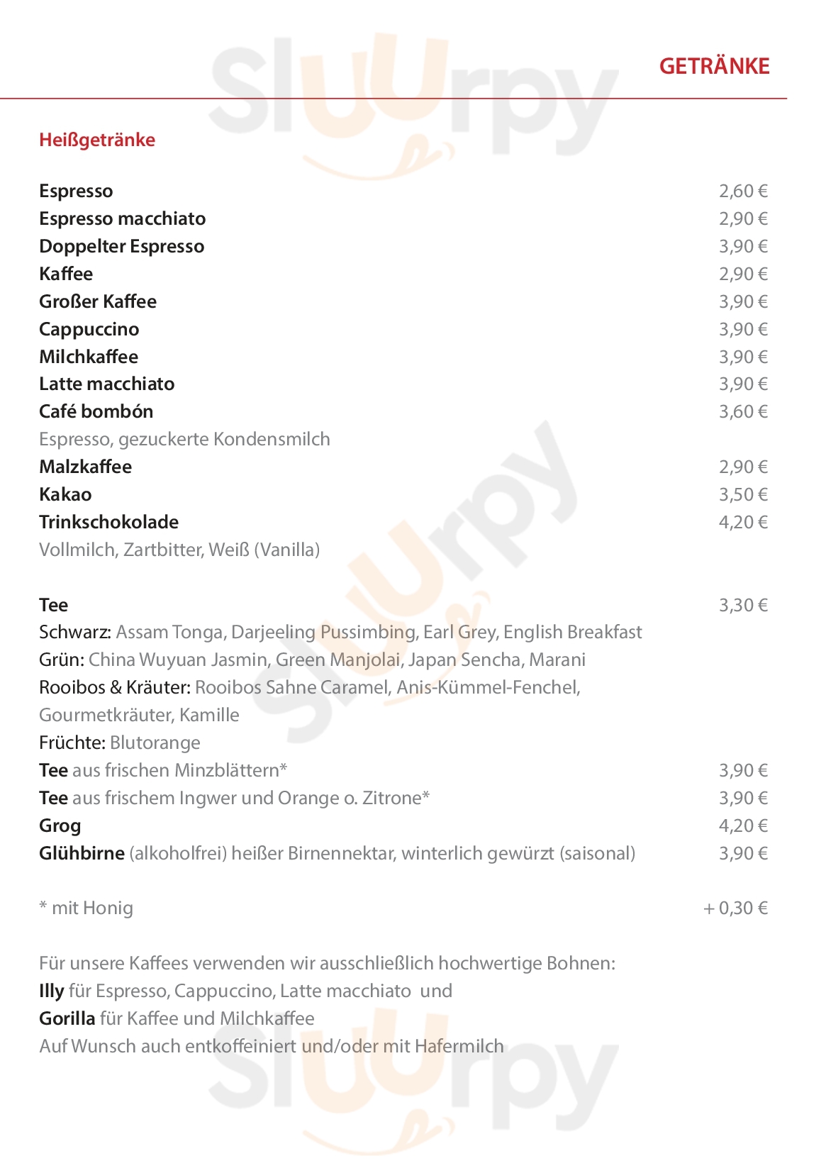 Haus & Hof Halle Menu - 1