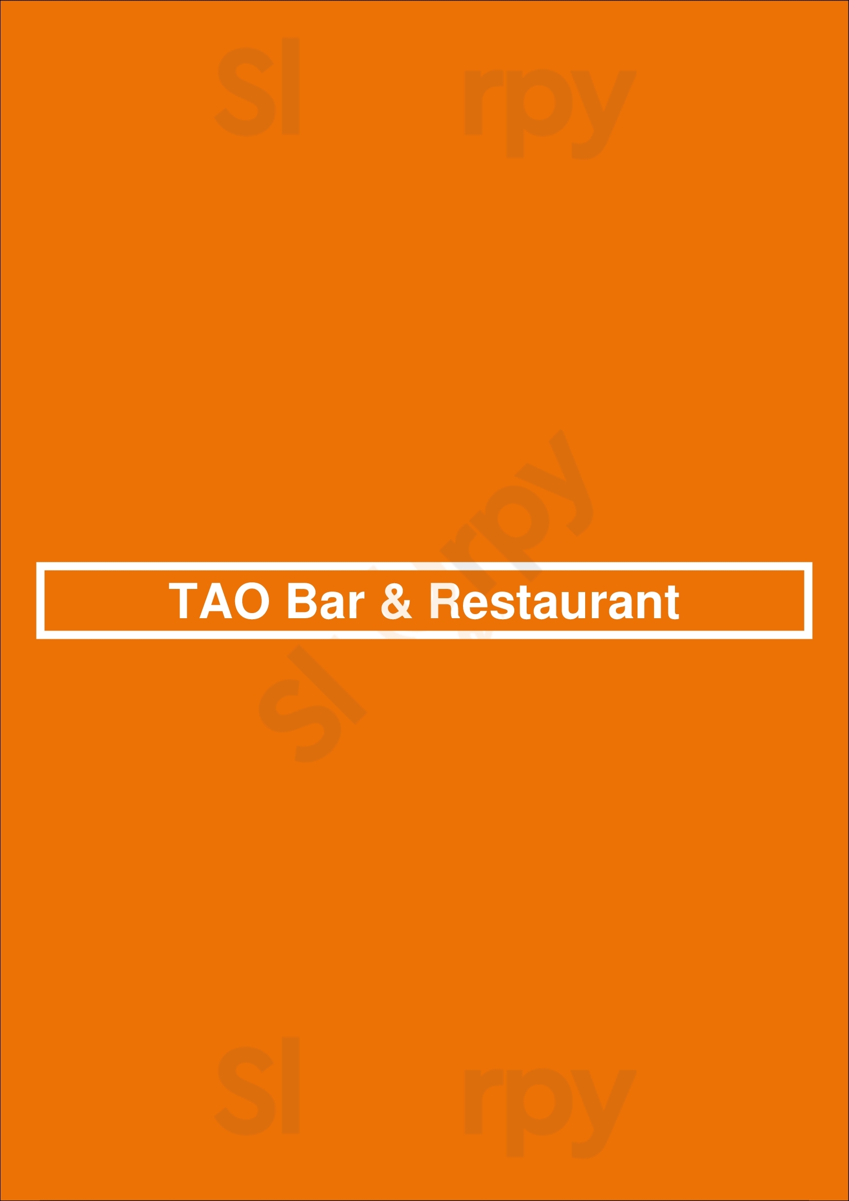 Tao Bar & Restaurant Bonn Menu - 1