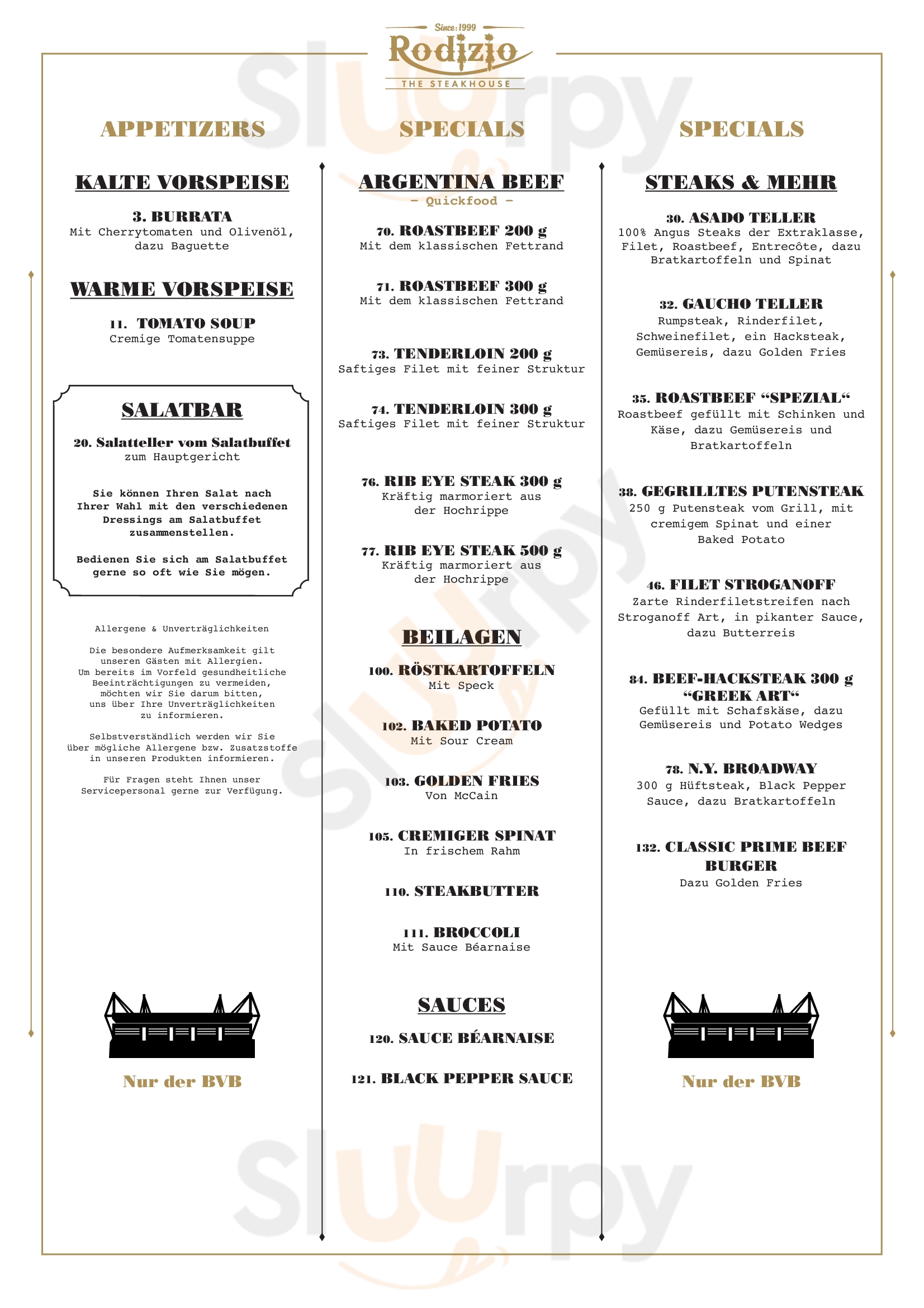 Steakhouse Rodizio Dortmund Menu - 1