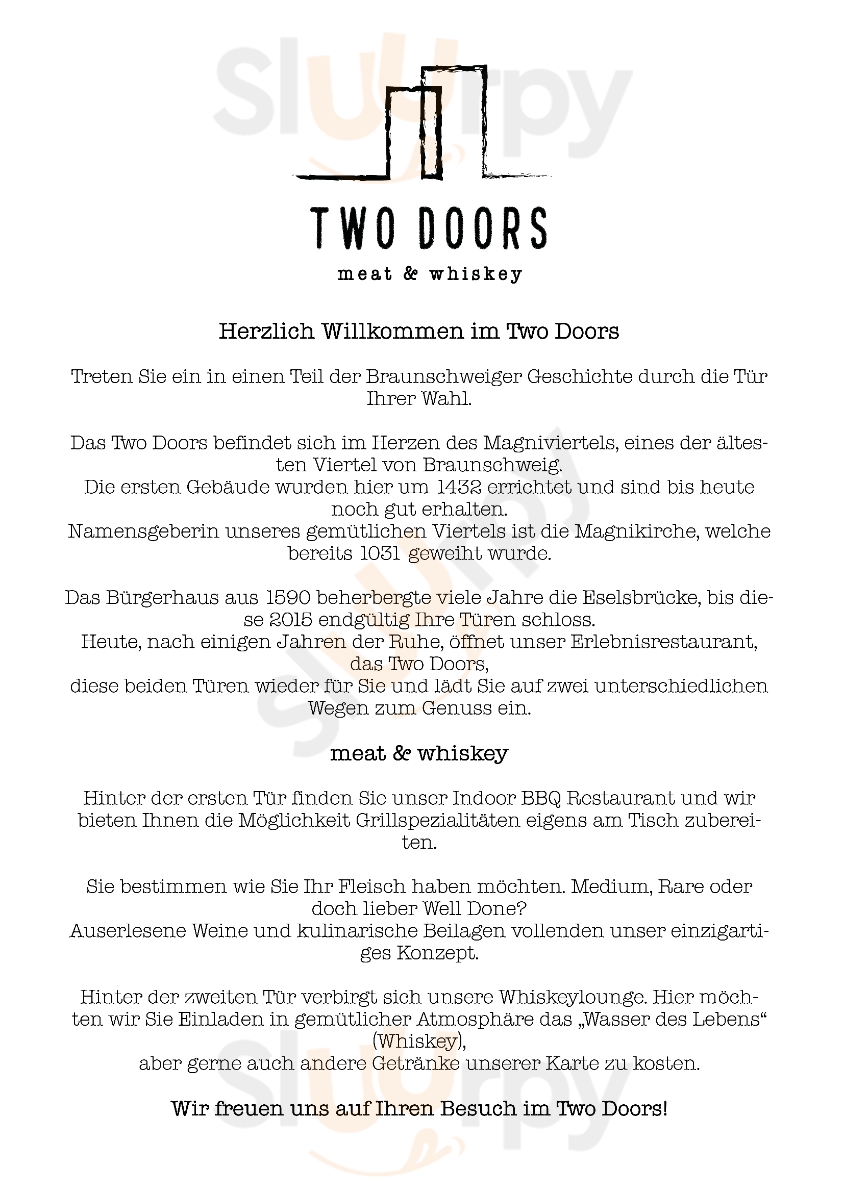 Two Doors Braunschweig Menu - 1