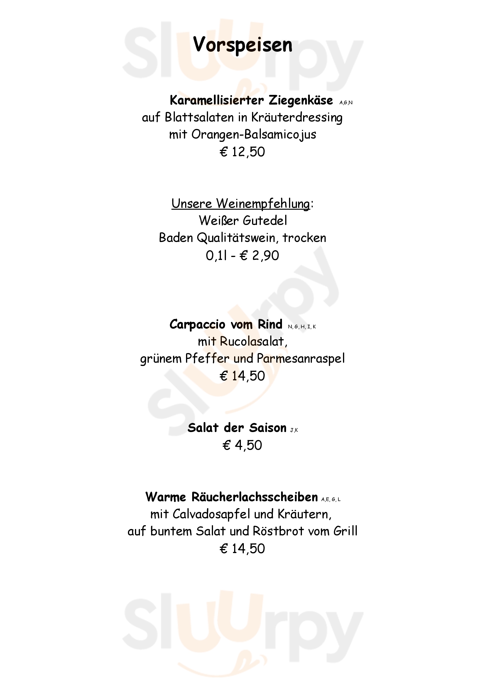 Hotel Landhaus Seela Braunschweig Menu - 1