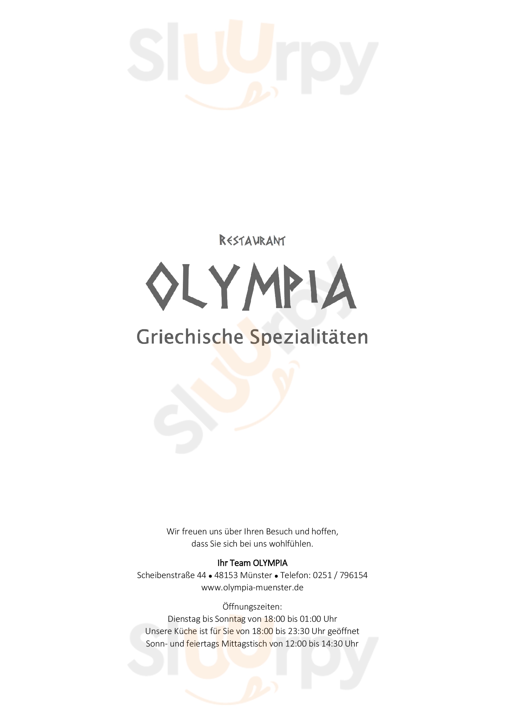 Olympia Münster Menu - 1