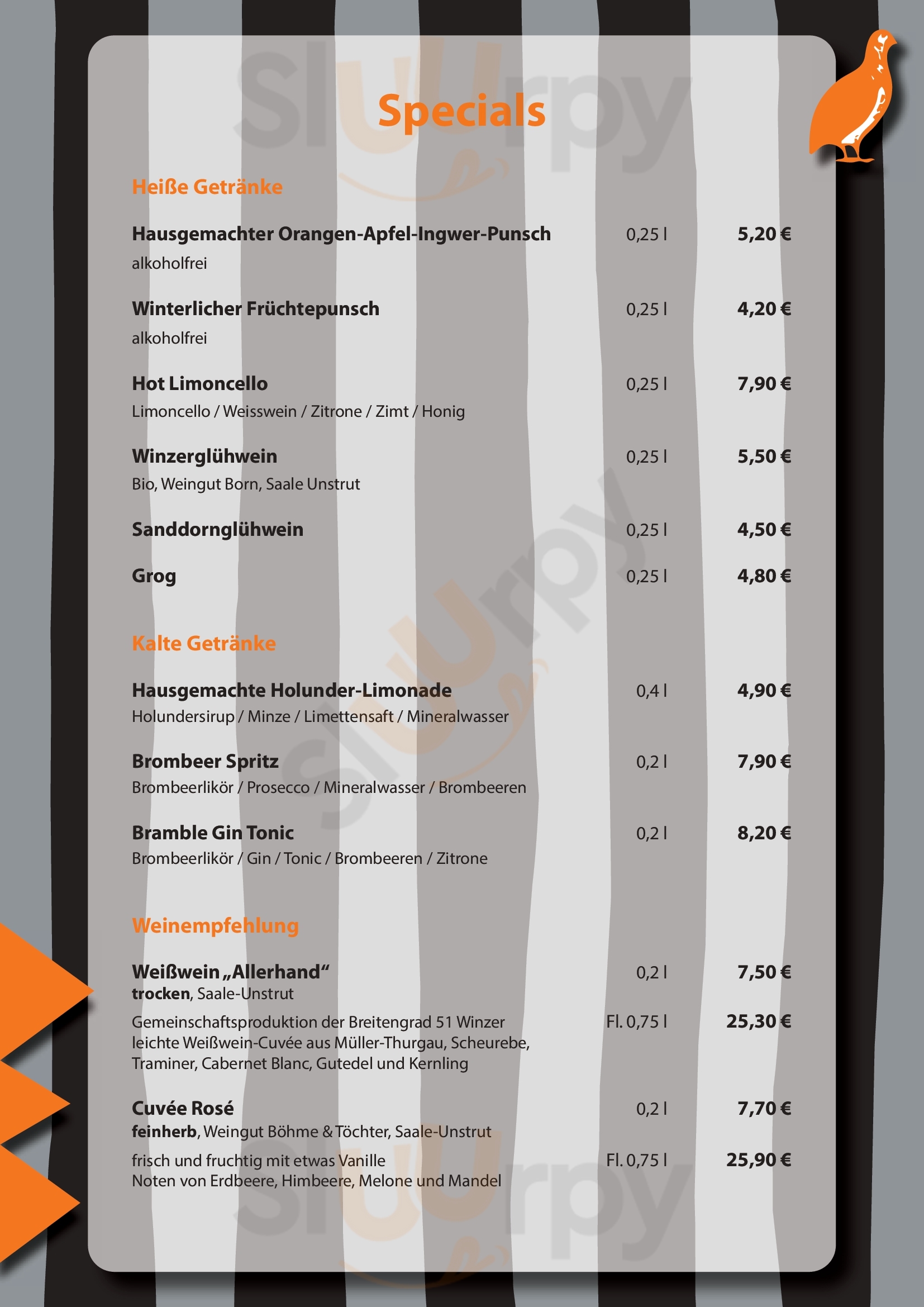 Objekt 5 Halle Menu - 1