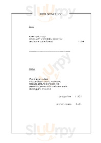 Restaurant Bremer Hof menu