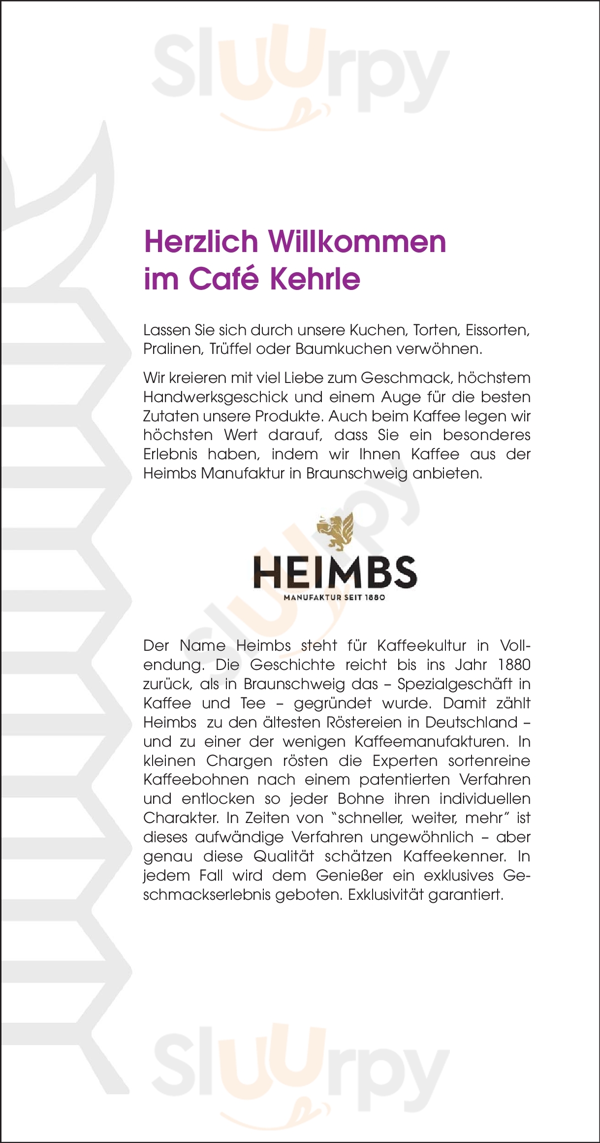 Café Kehrle Karlsruhe Menu - 1