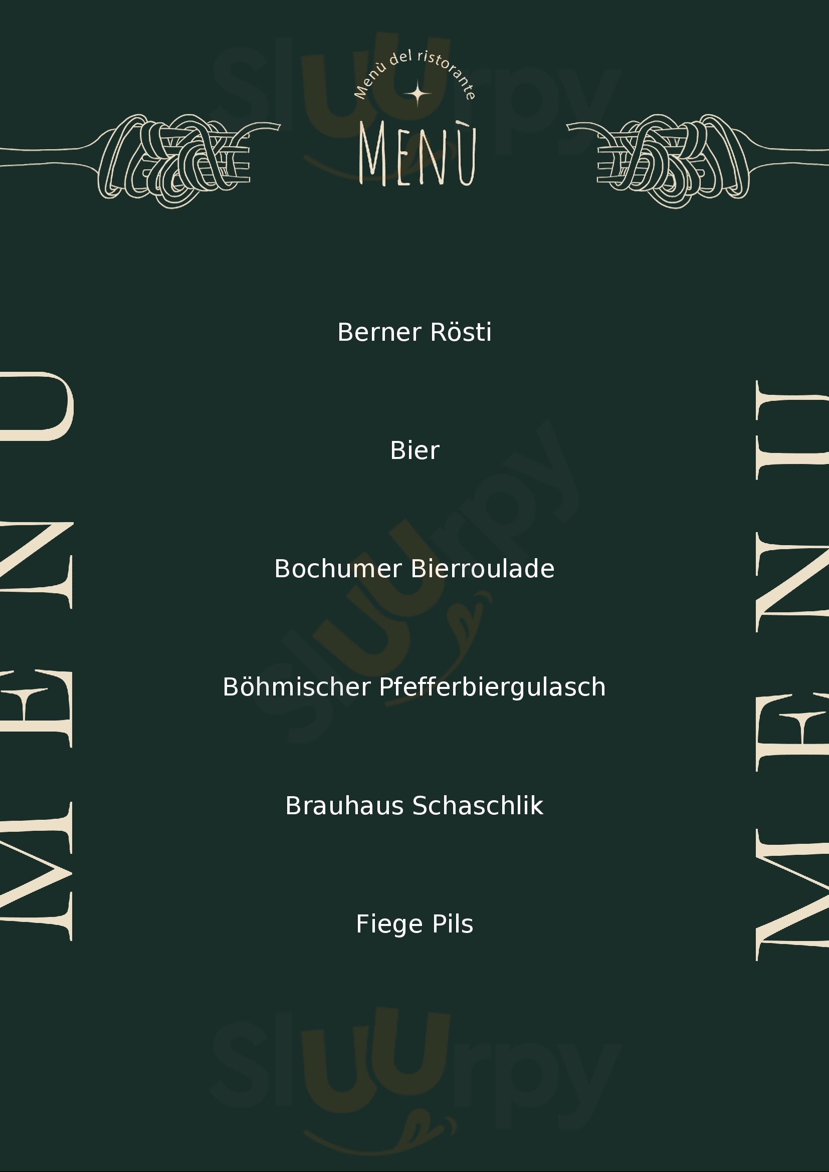 Restaurant Hopfengarten - Wiedereröffnung Bochum Menu - 1