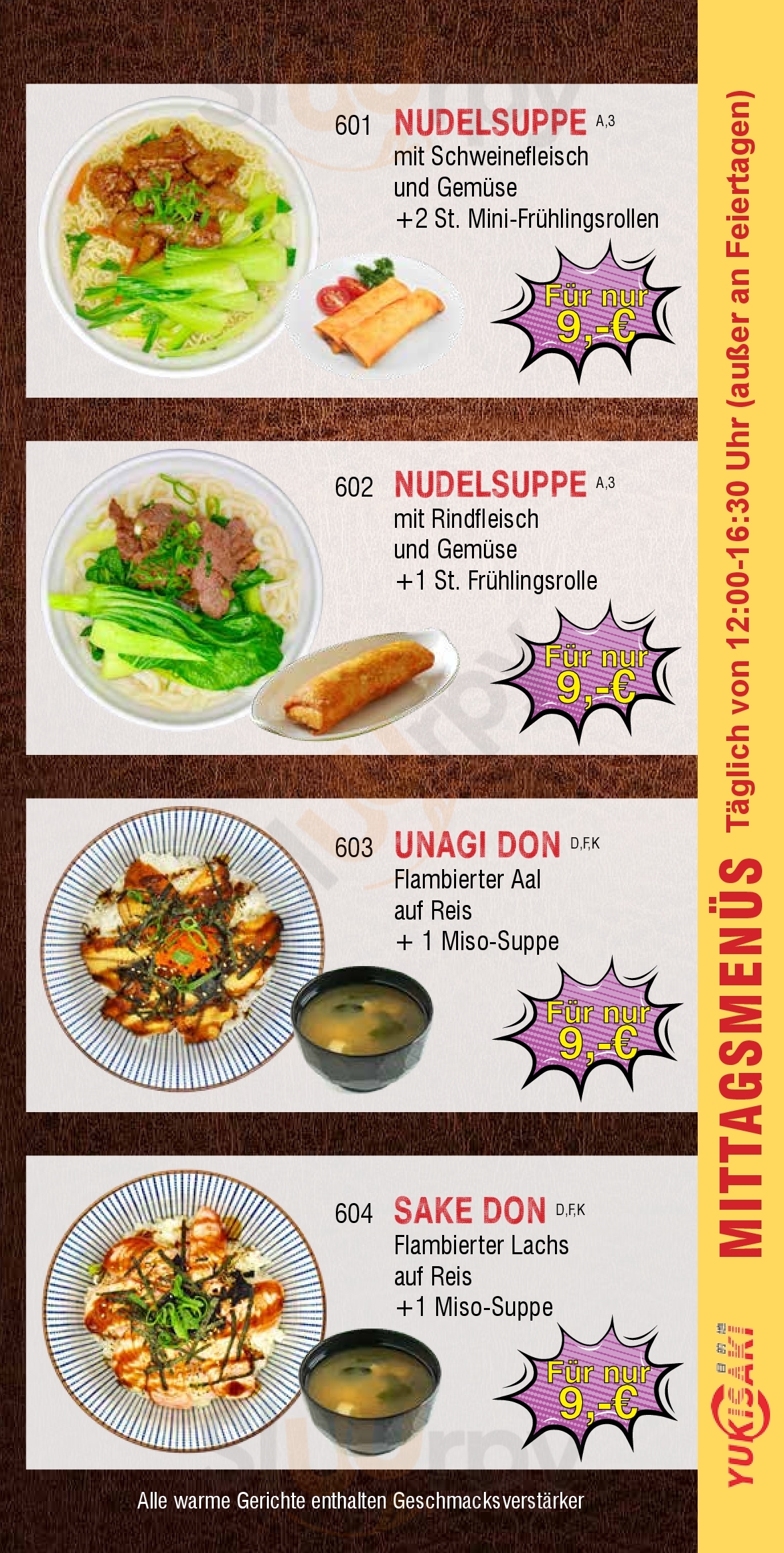 Yukisaki-sushi & Grill Wuppertal Menu - 1