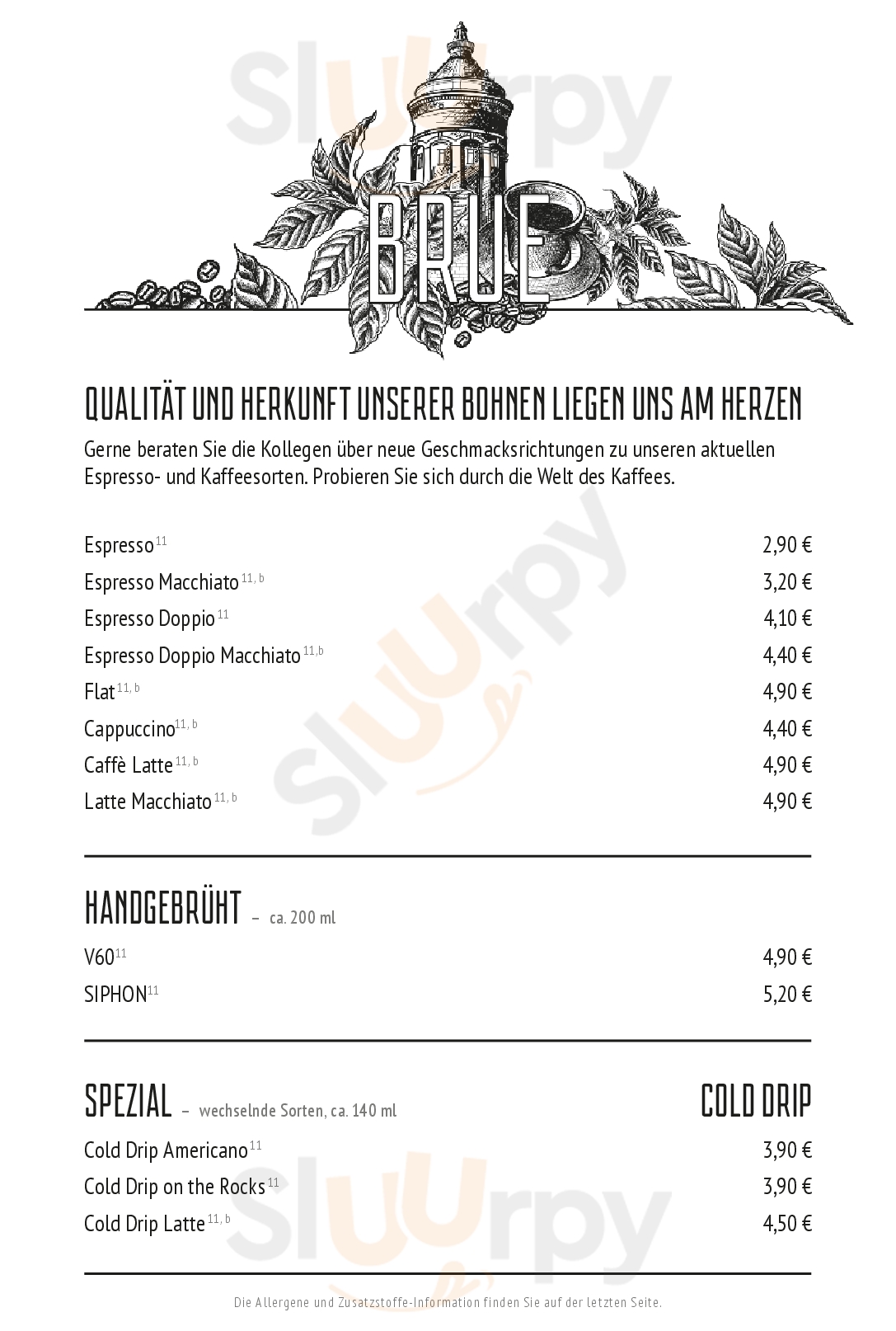 Café Brue Mannheim Menu - 1