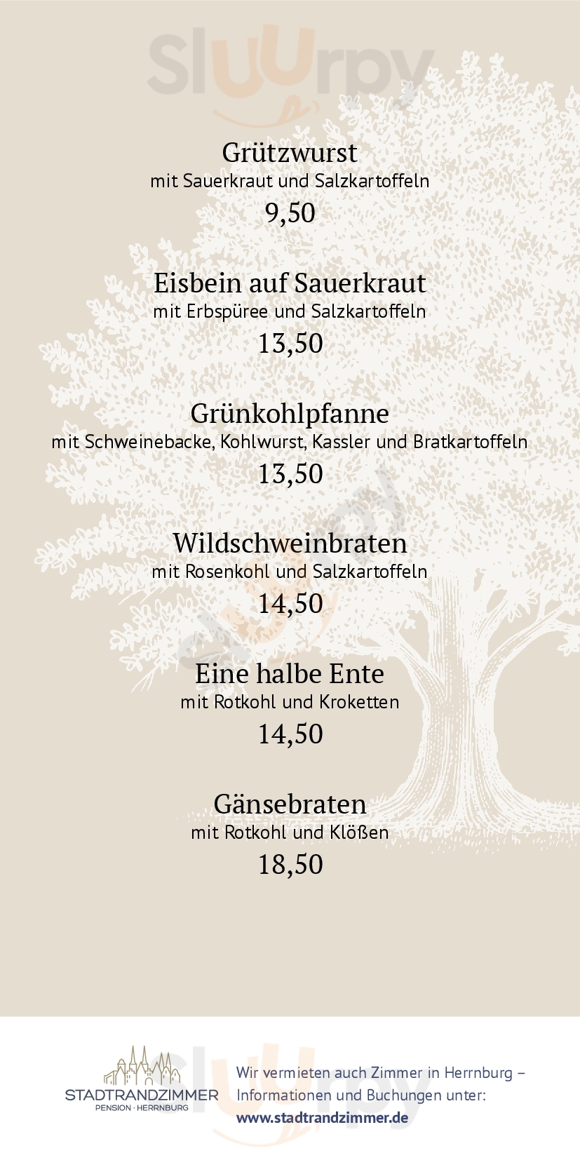 Restaurant Ullis Landhaus Lübeck Menu - 1