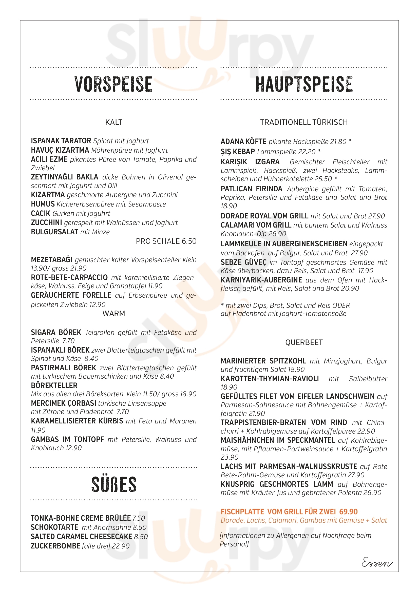 Konak Aachen Menu - 1