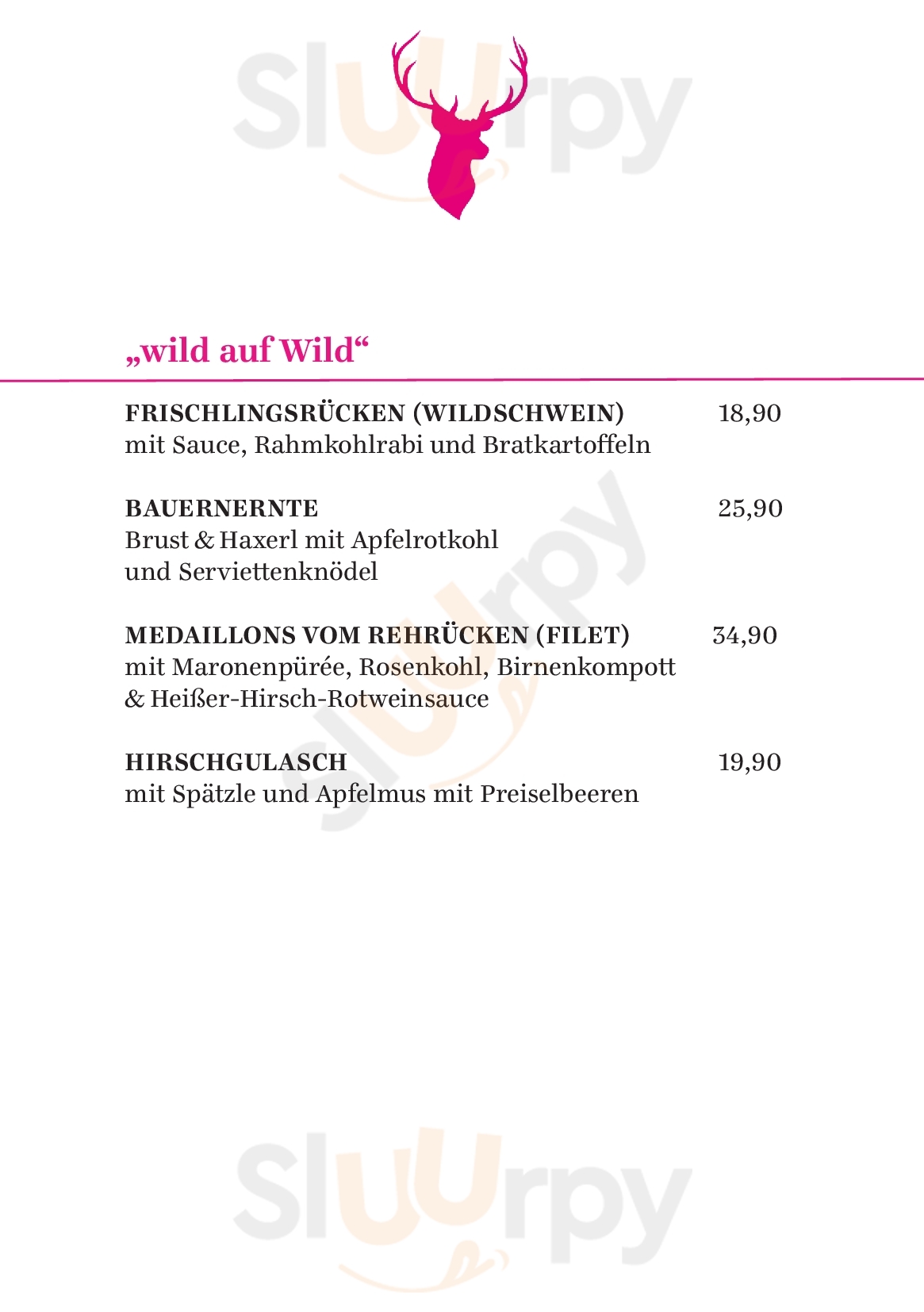 Restaurant Jägerheim Dortmund Menu - 1