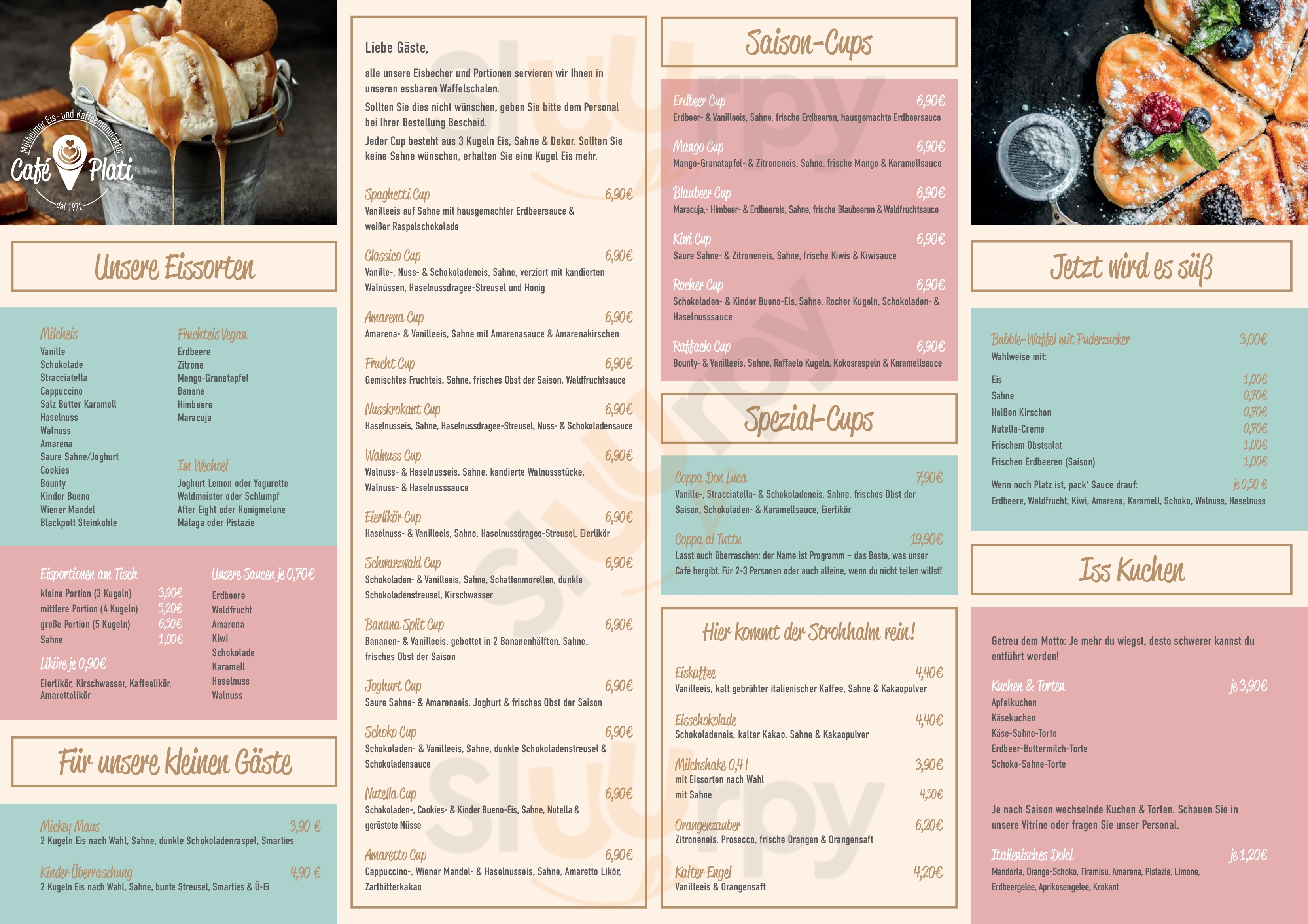 Cafe Plati Deutschland Mülheim an der Ruhr Menu - 1