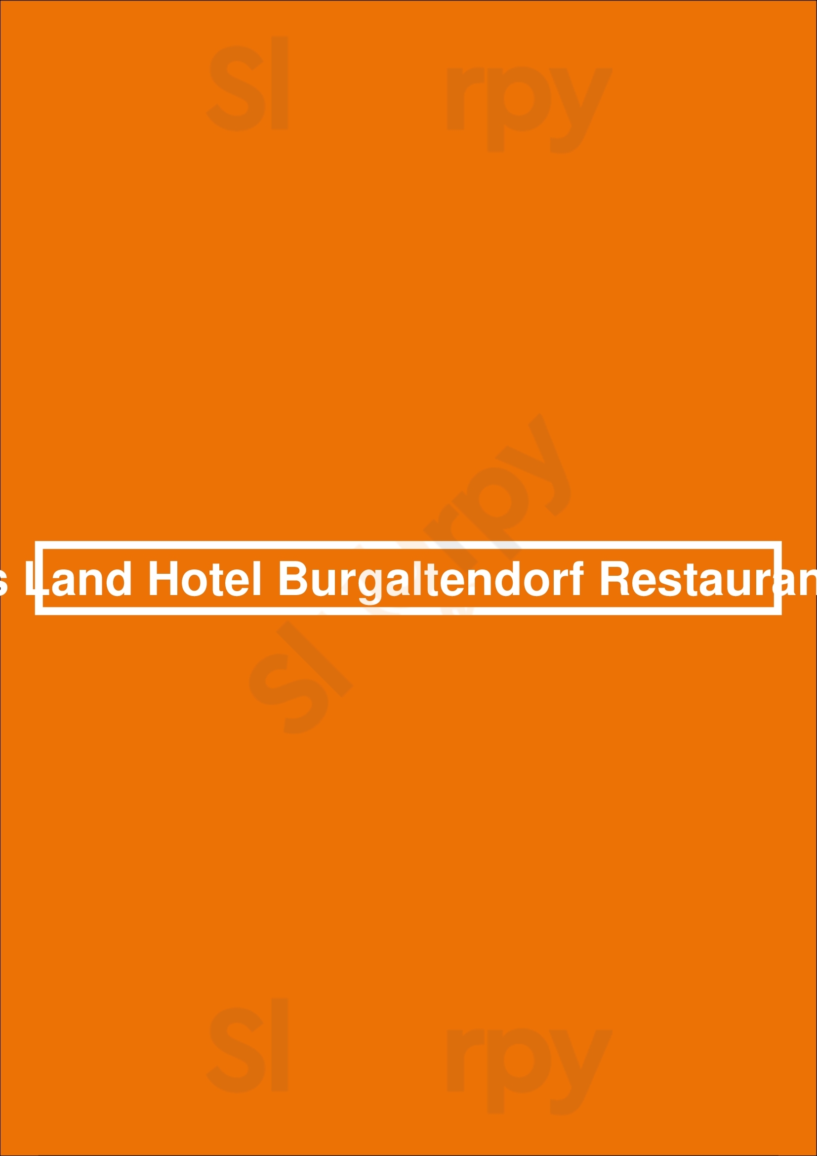 Mintrops Land Hotel Burgaltendorf Restaurant Mumm Essen Menu - 1