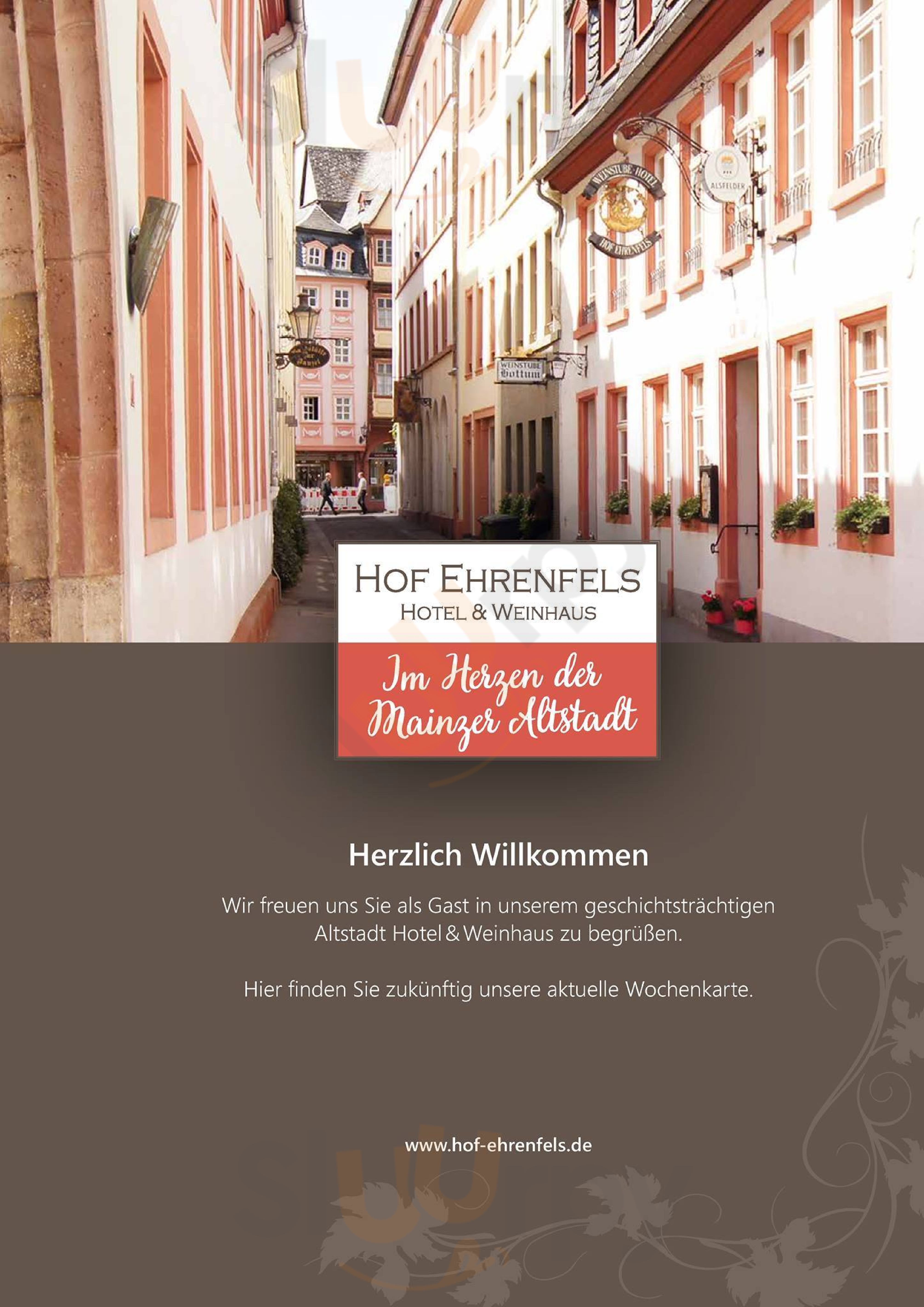 Hof Ehrenfels Mainz Menu - 1